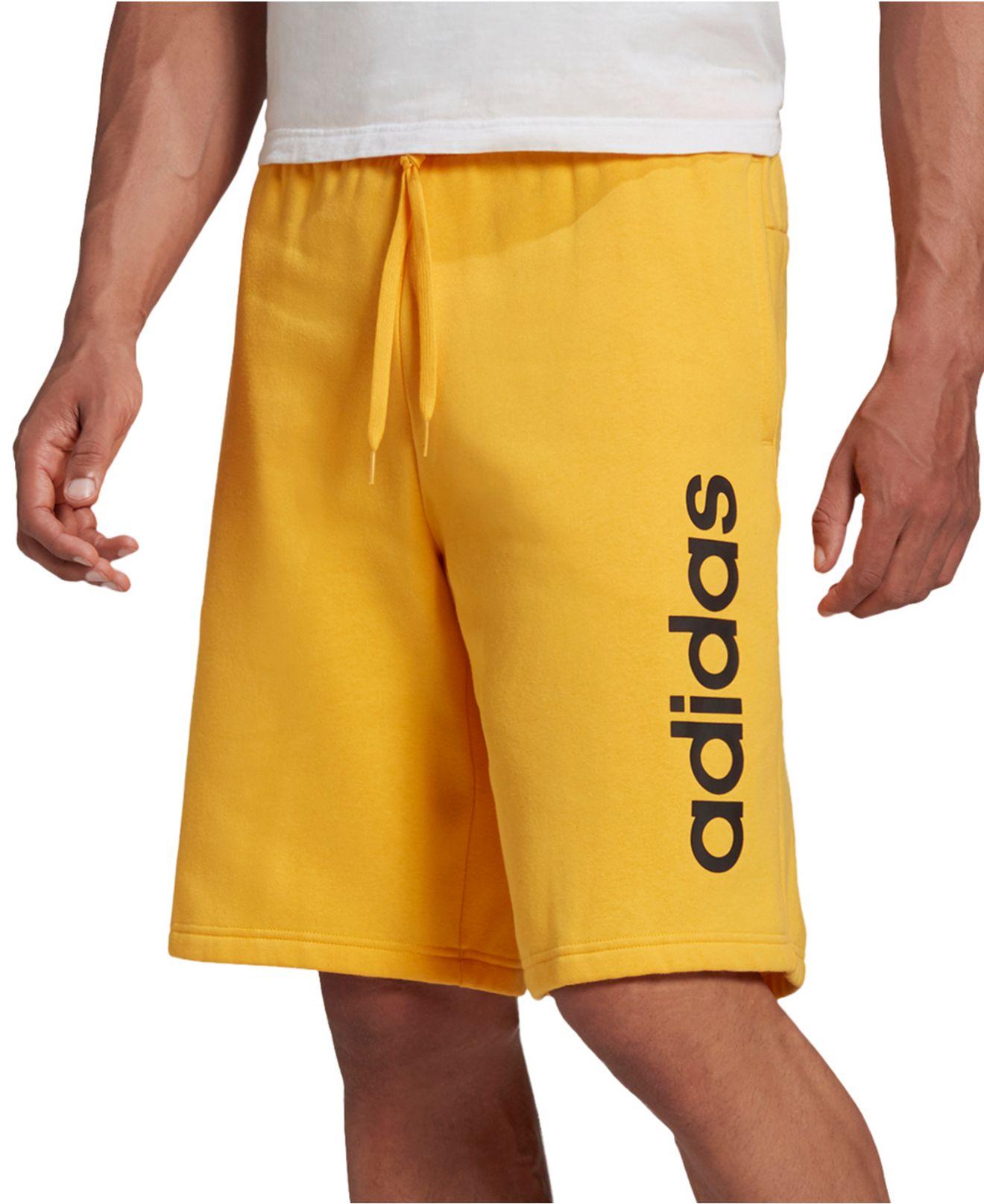 adidas beckenbauer shorts yellow