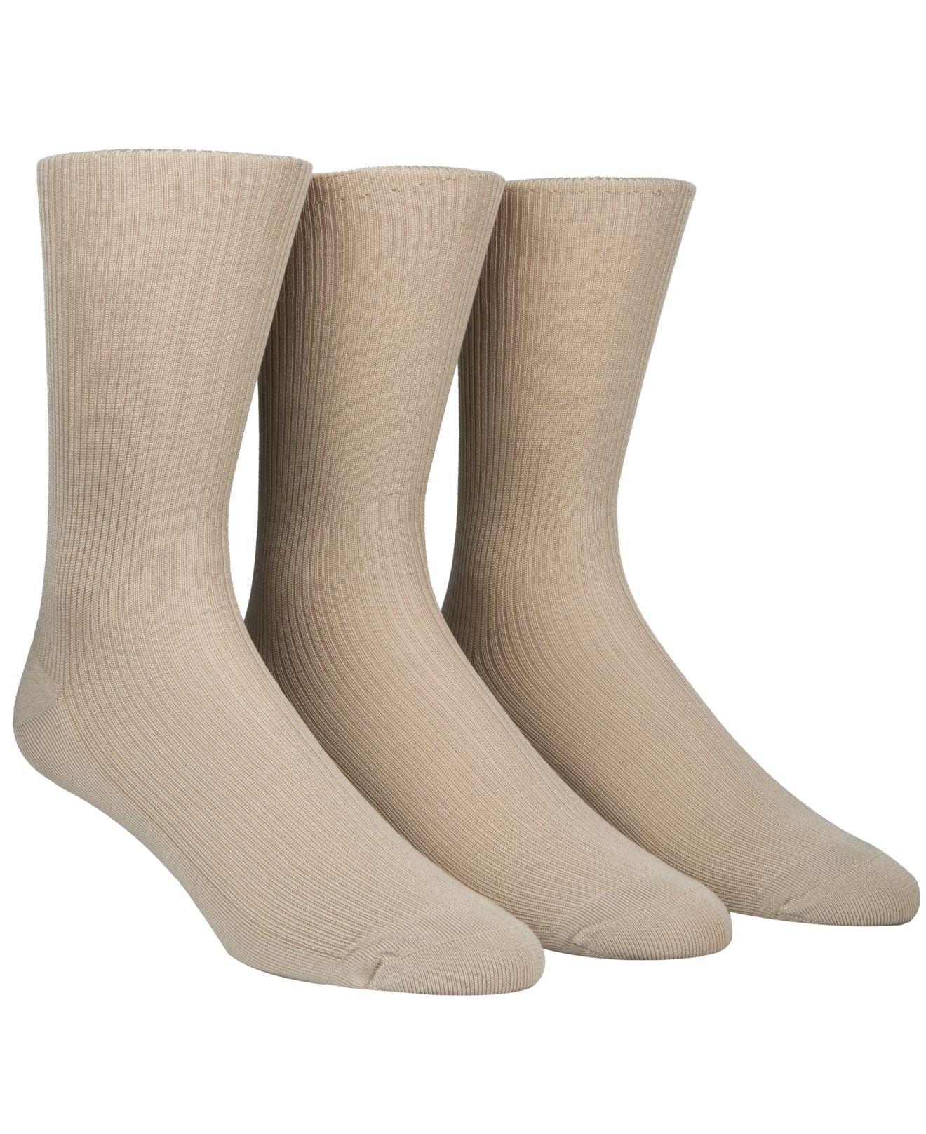 Lyst Calvin Klein Dress Socks, Non Binding 3 Pack in Natural for Men