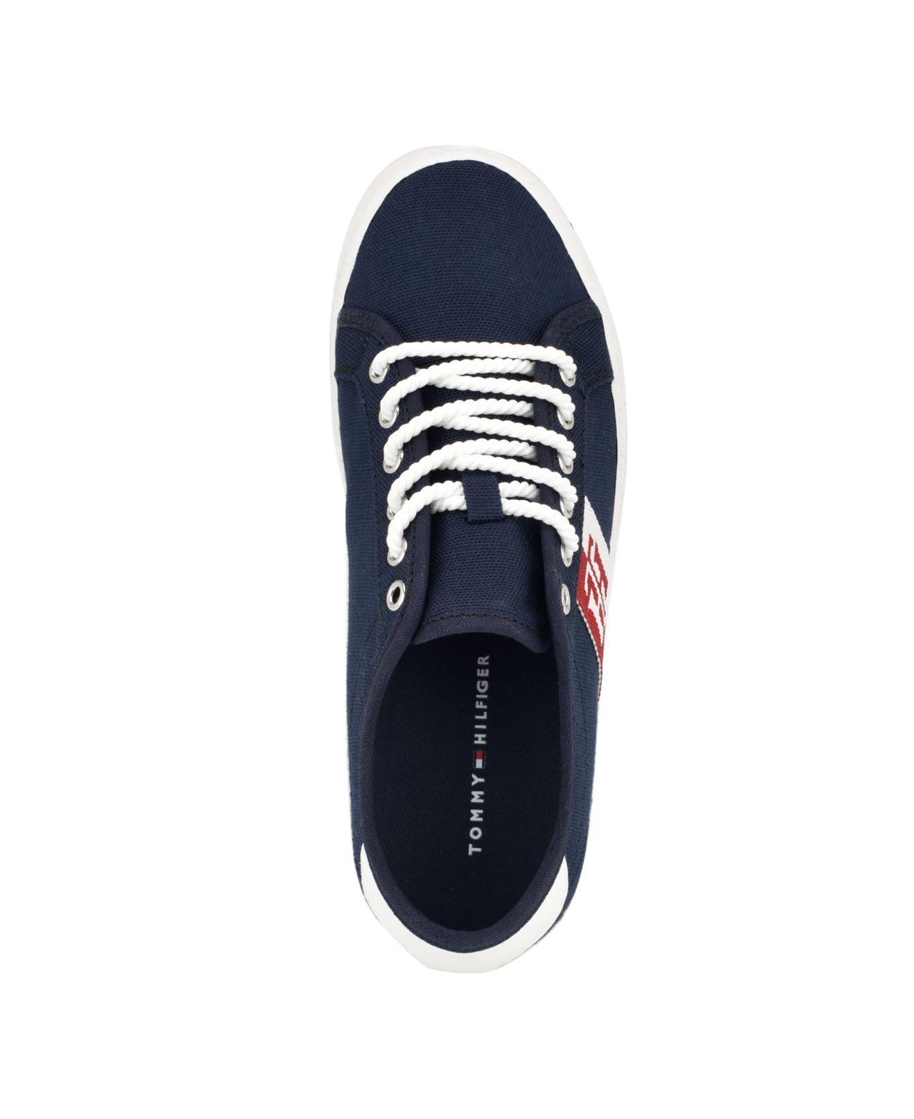 Tommy Hilfiger Hartliy Casual Lace Up Sneakers in Blue | Lyst