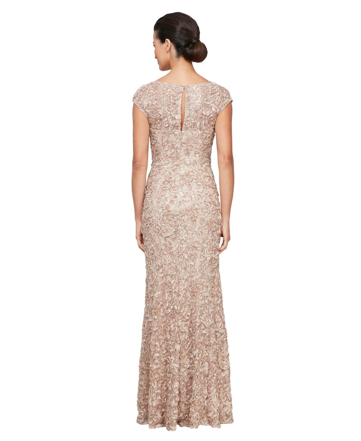 alex evenings tea length dress Joseph Ribkoff Royal Sapphire Embellished Pleated Halter Evening Dress —  AfterRetail