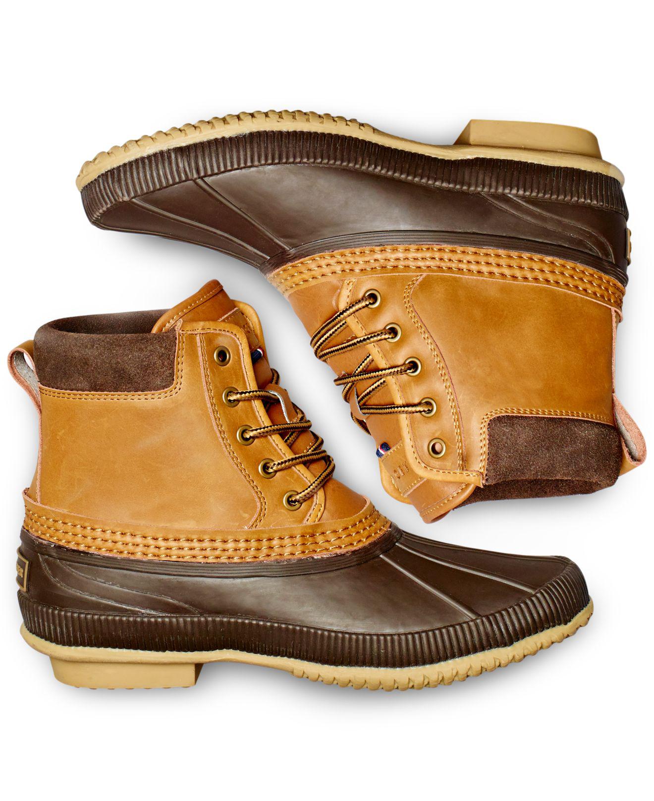 macy's tommy hilfiger duck boots