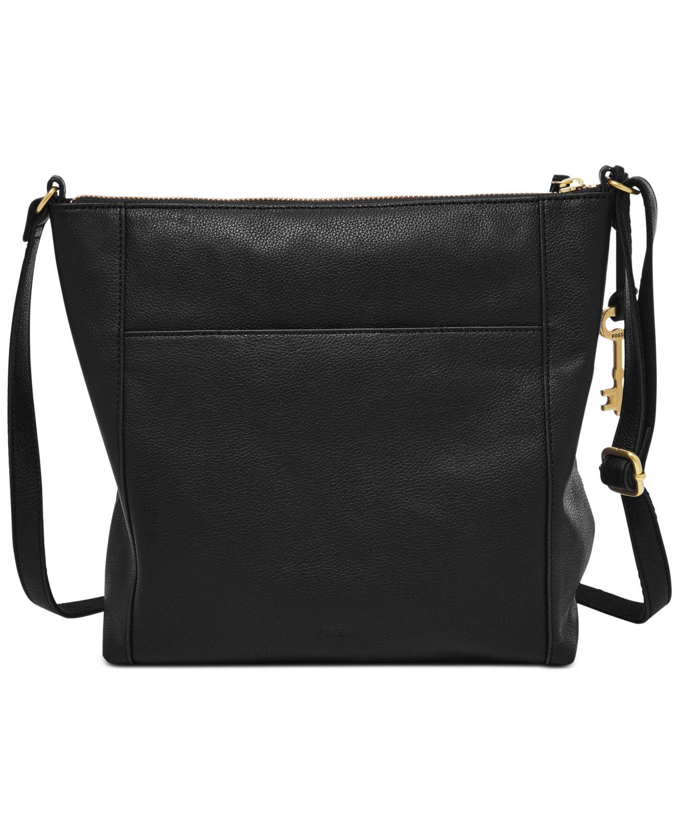 Fossil Tara Leather Crossbody Bag IUCN Water