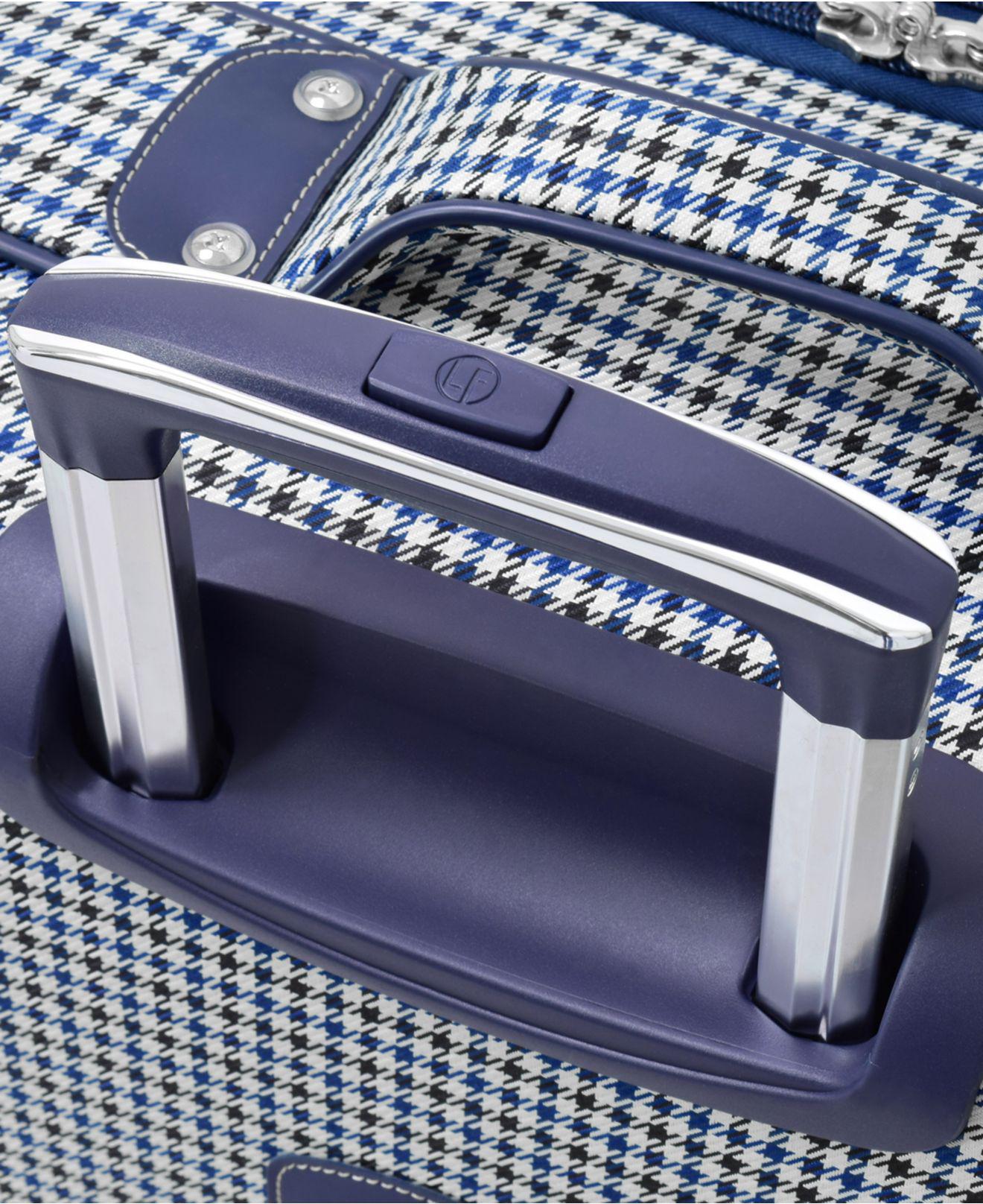 London Fog Synthetic Oxford Hyperlight 25" Expandable Spinner Suitcase