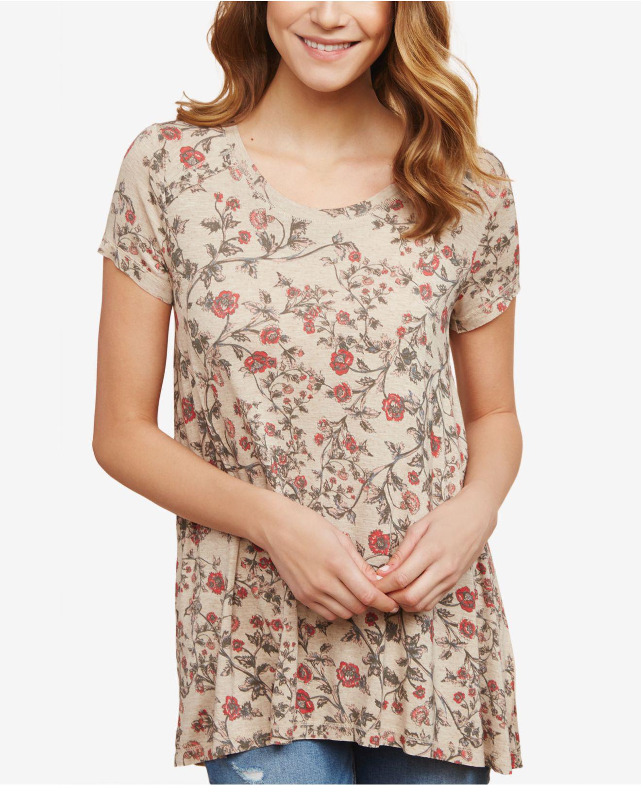 macys nursing tops