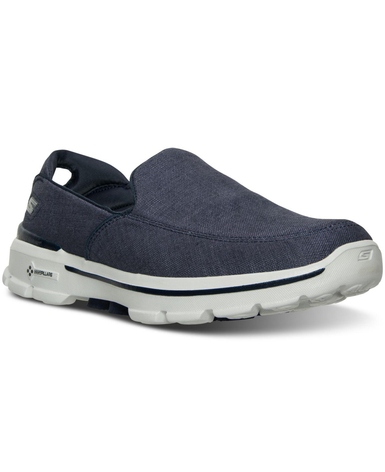 skechers go walk 3 mens navy