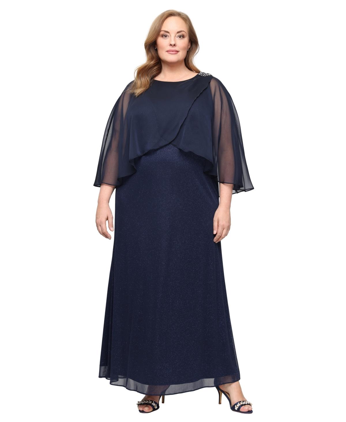 fitted lace wedding dress S.L. Fashions Women's Long Ruched Waist Dress with Sleeve Detail (Reg Plus  Petite), Pine Plus, 18W at Amazon Women's Clothing store main image 1
