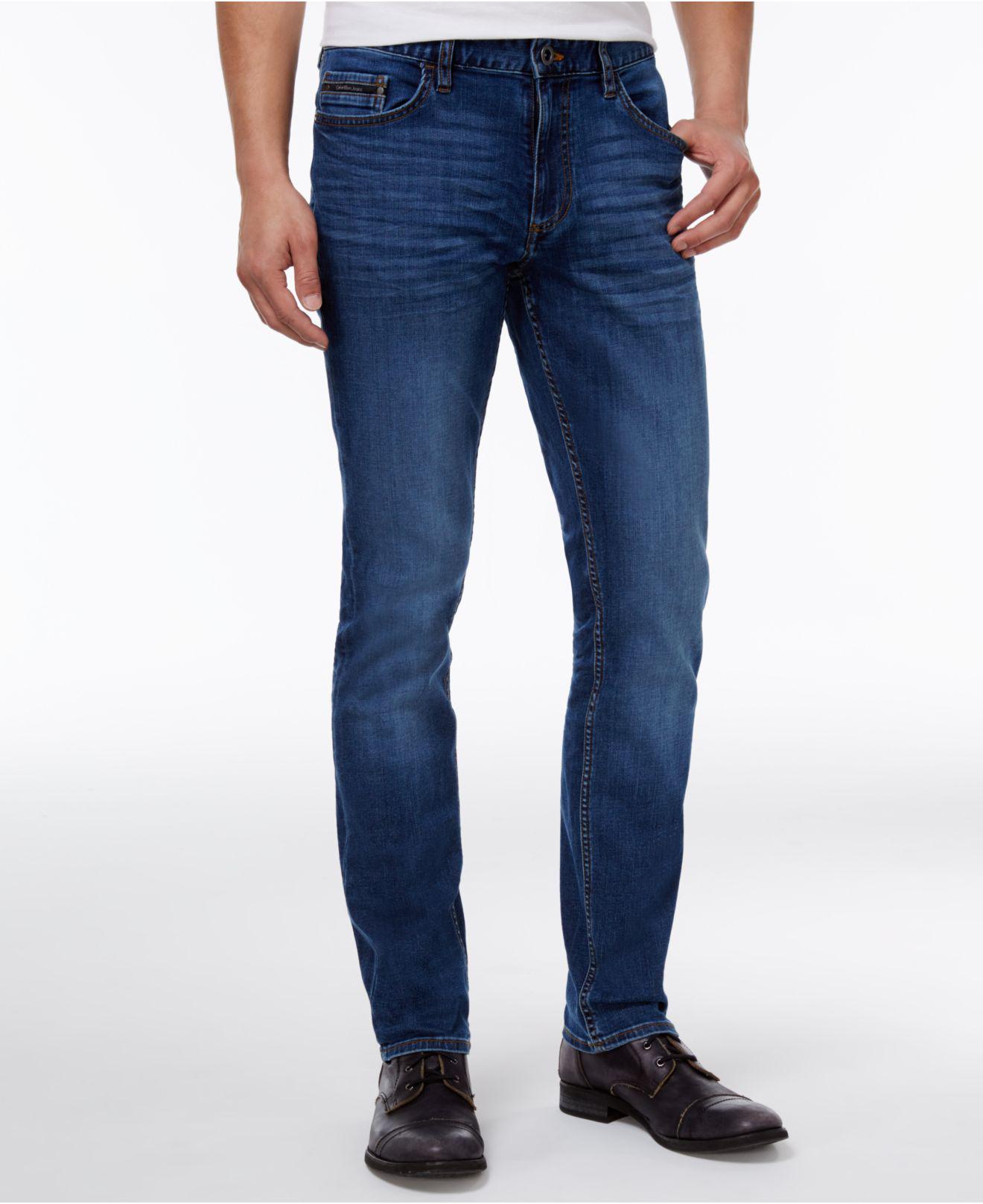 jeans calvin klein slim straight