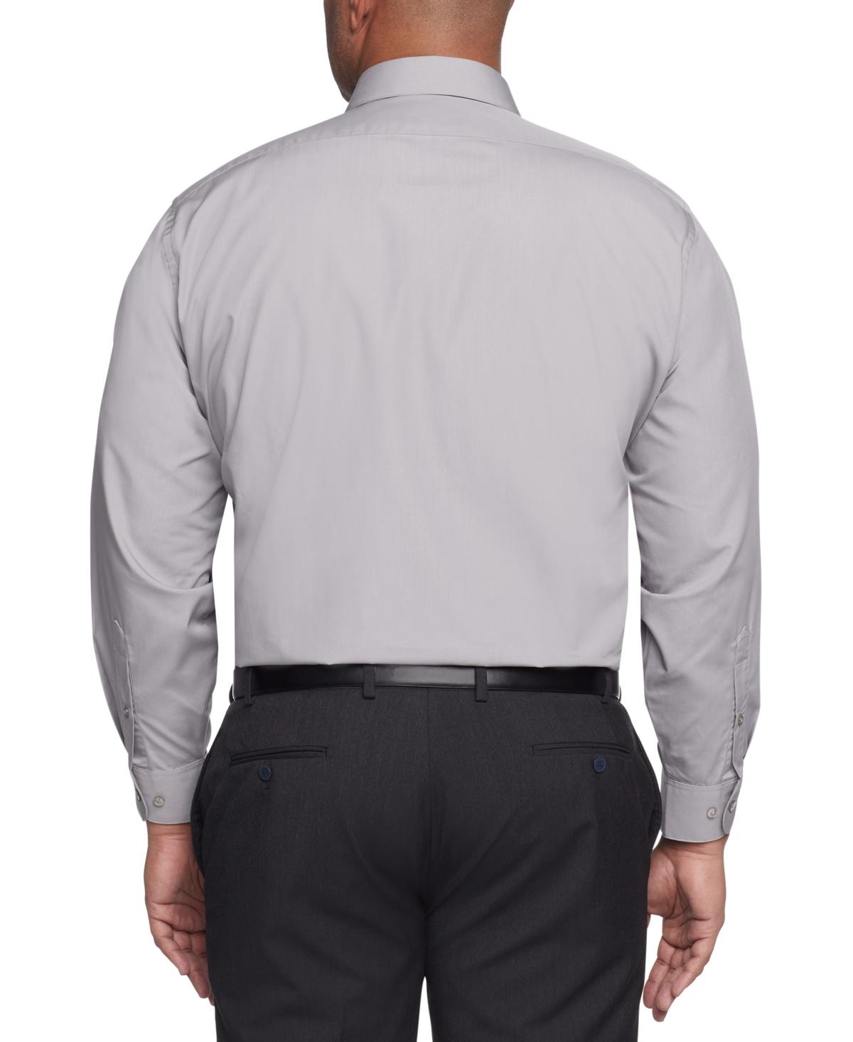 slim fit dress slacks Cronbie Long Sleeve Stain Shield Shirt Herringbone Print main image 0
