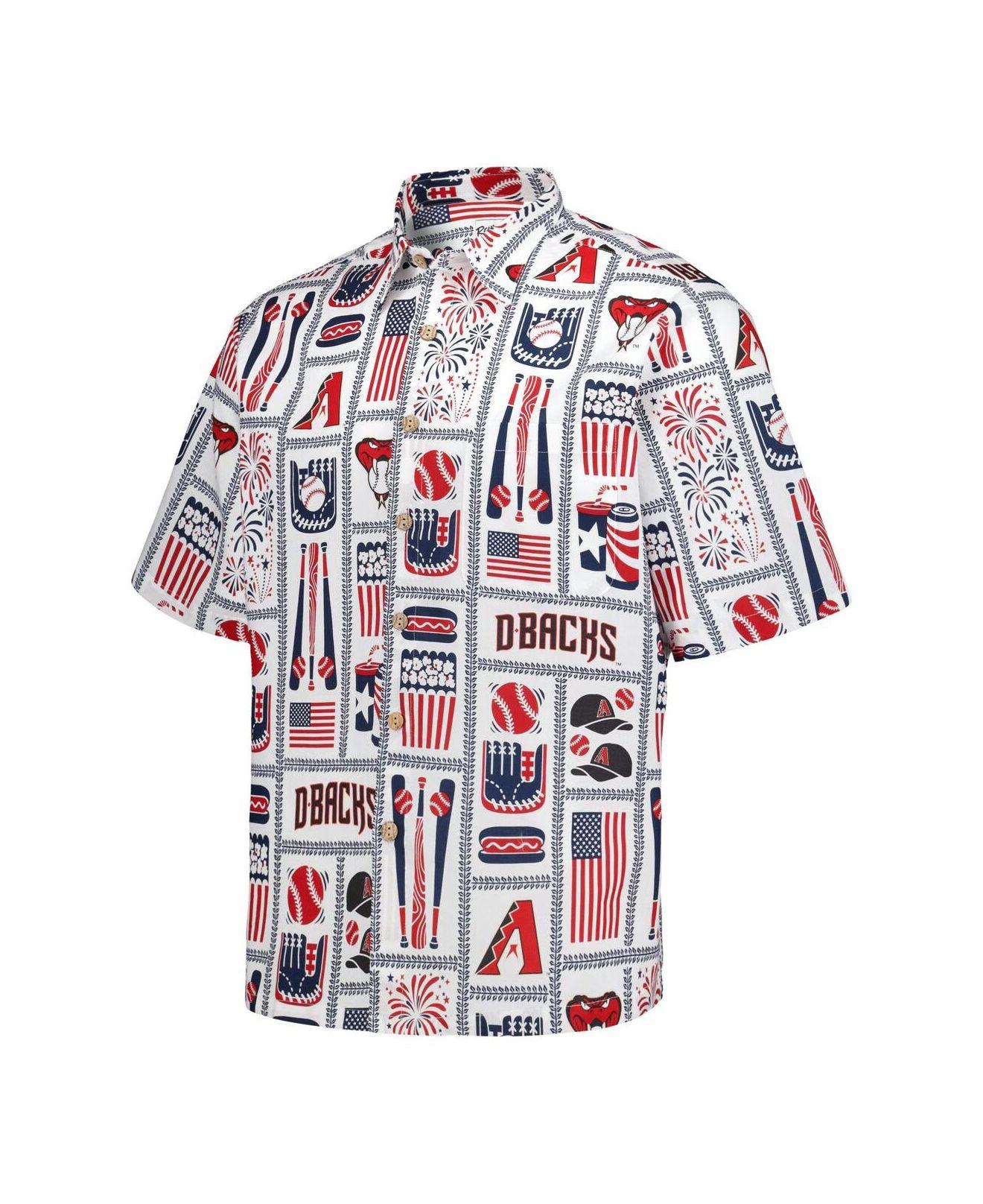 Lids Los Angeles Dodgers Reyn Spooner Americana Button-Up Shirt - White