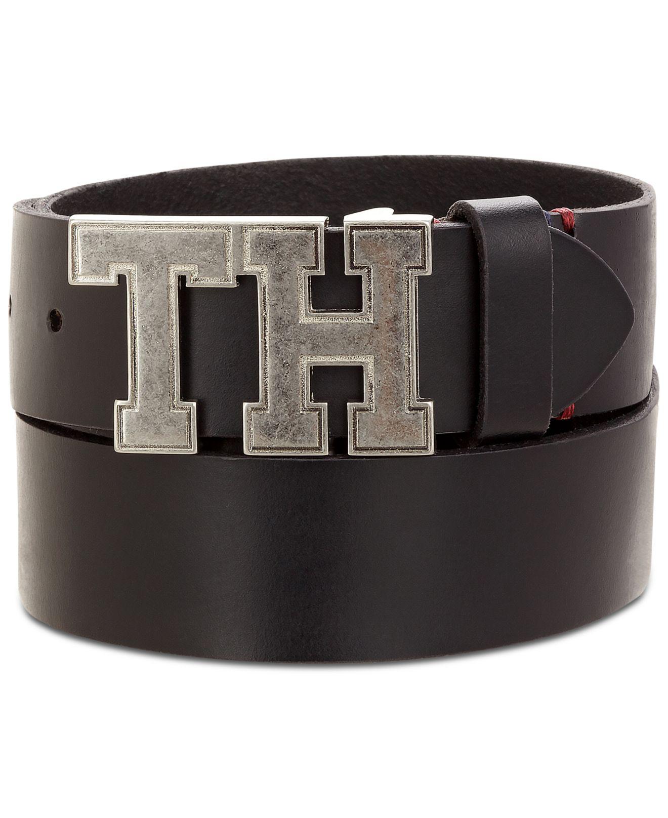 tommy hilfiger belt logo