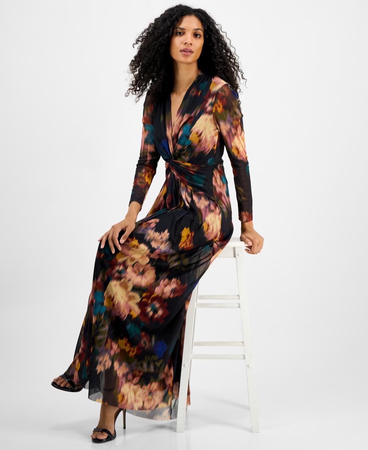 women's lands' end v-neck wrap midi dress baltic teal Vilma Satin Wrap Midi Dress – VICI