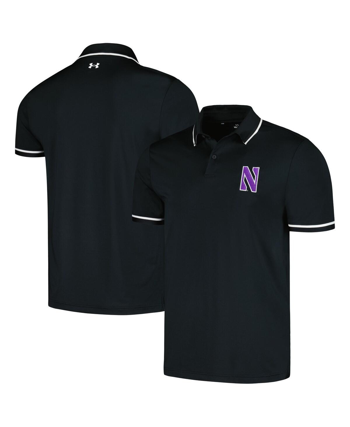 Black under armour polo sale
