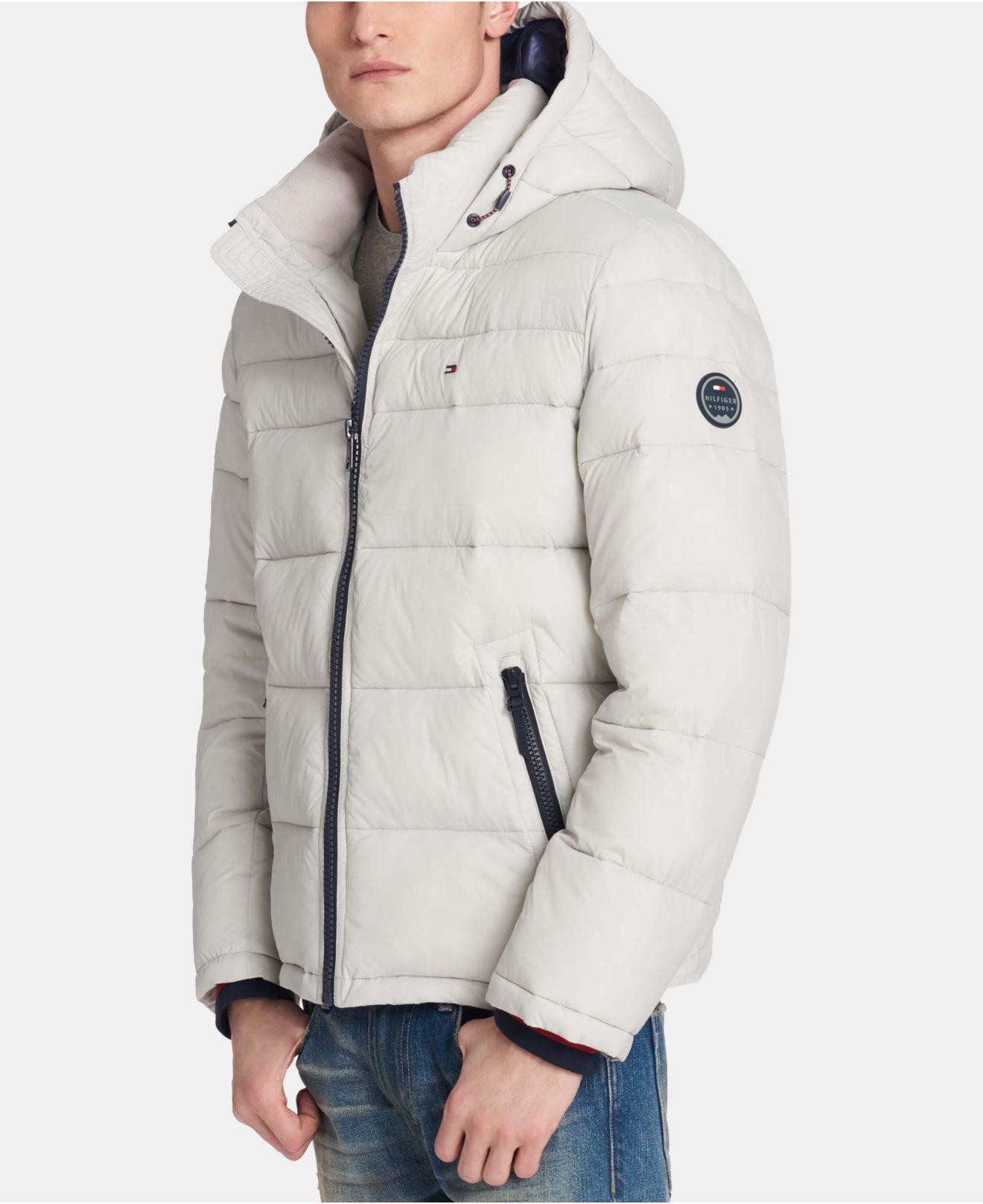 tommy hilfiger quilted puffer jacket