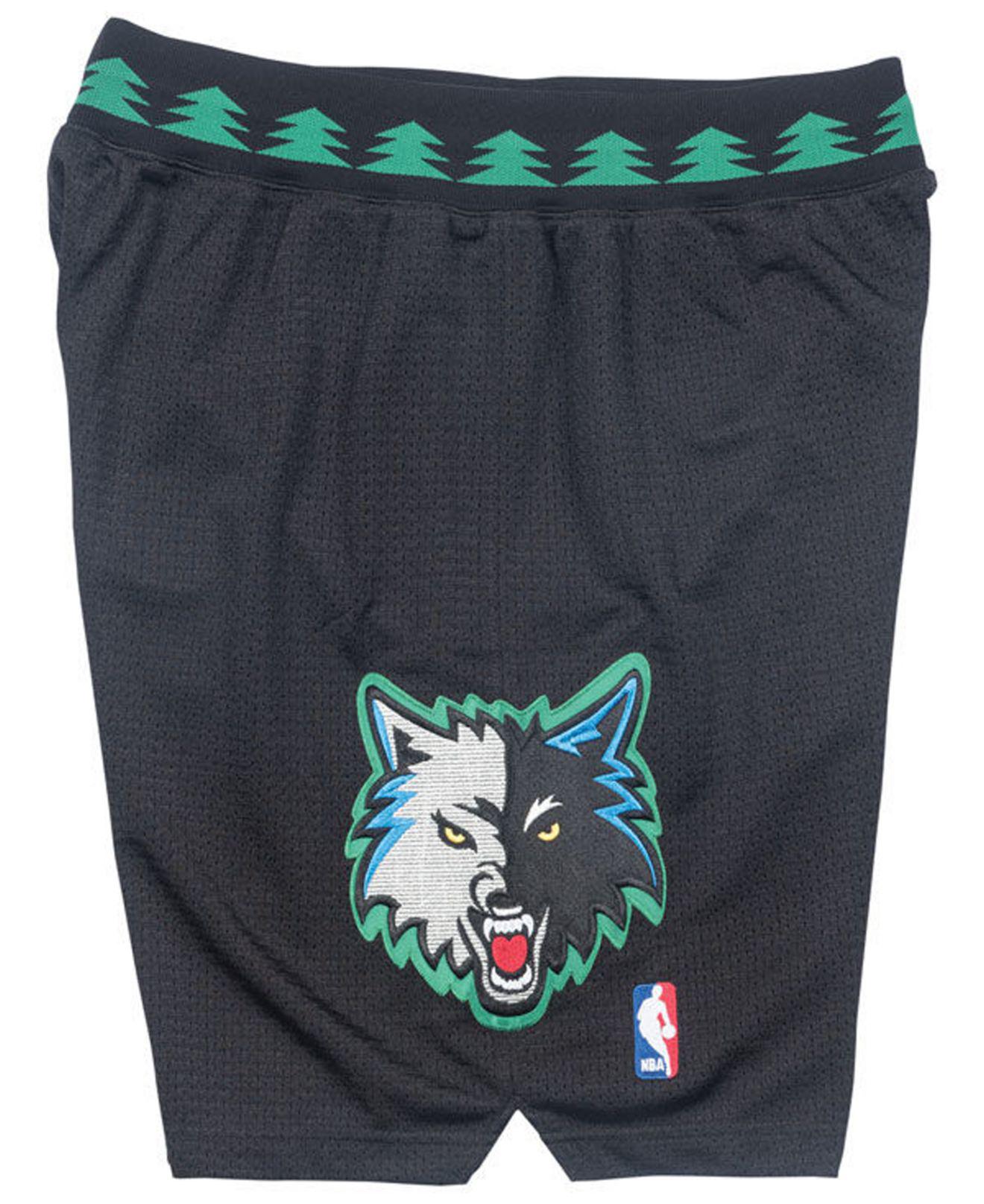 timberwolves mitchell and ness shorts