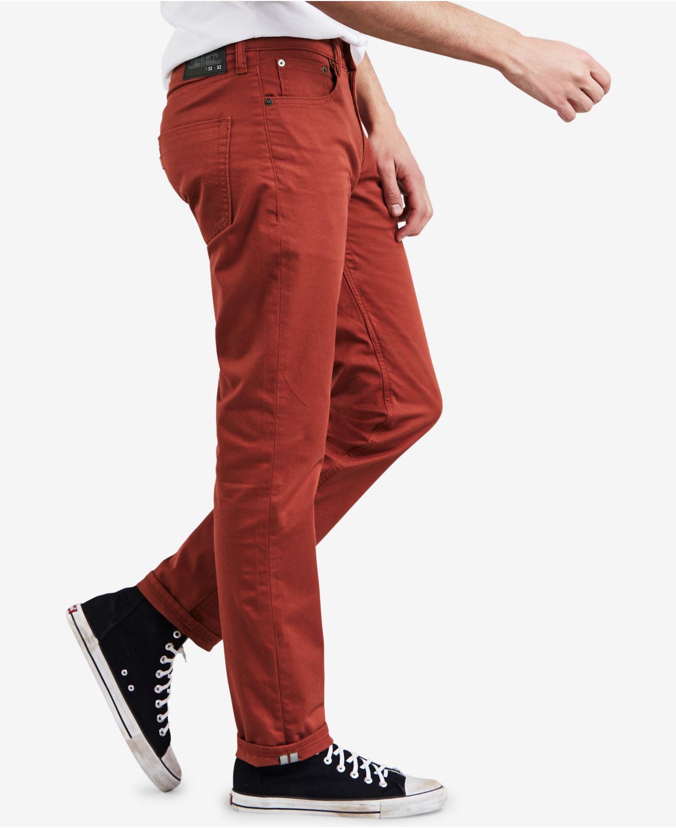 levi's 511 red jeans