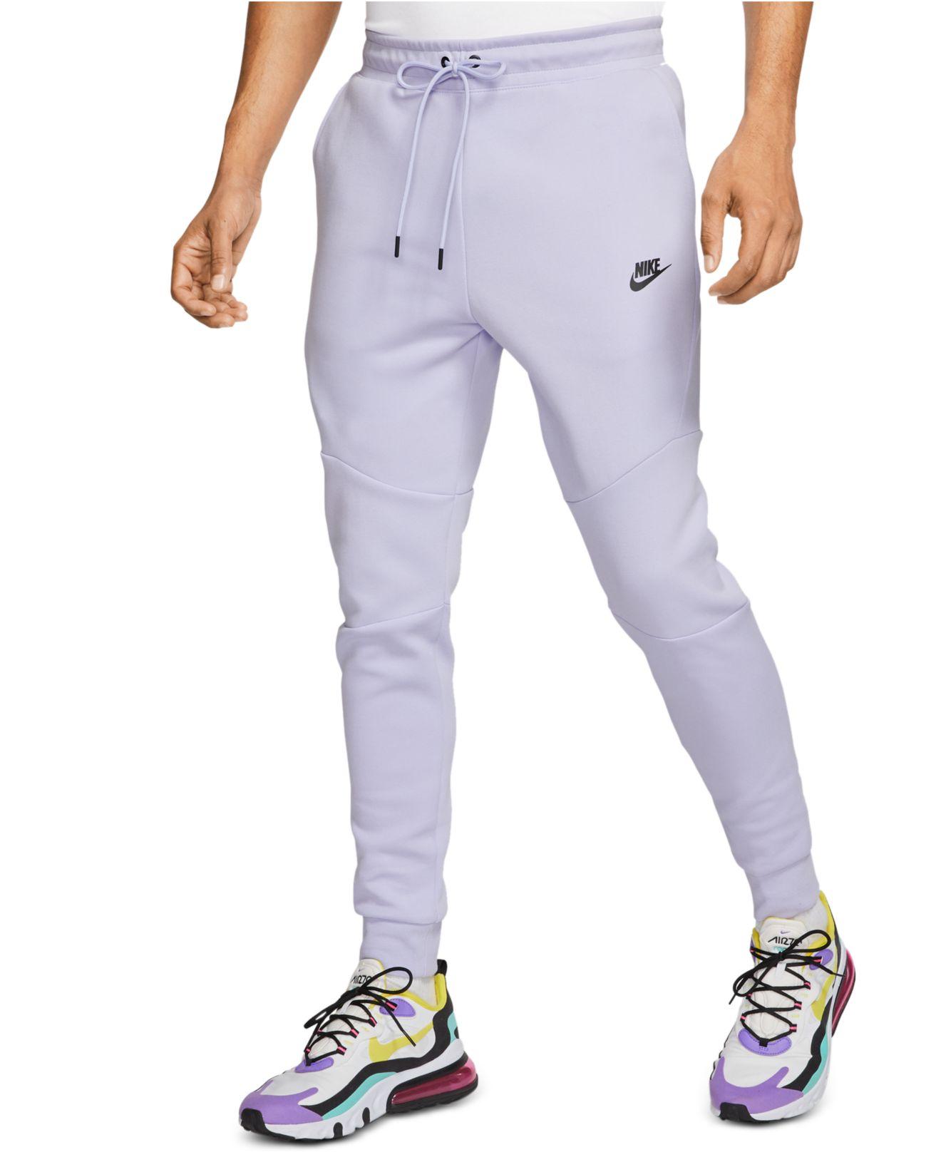 Nike Tech Fleece Joggers in Purple for Men | Lyst