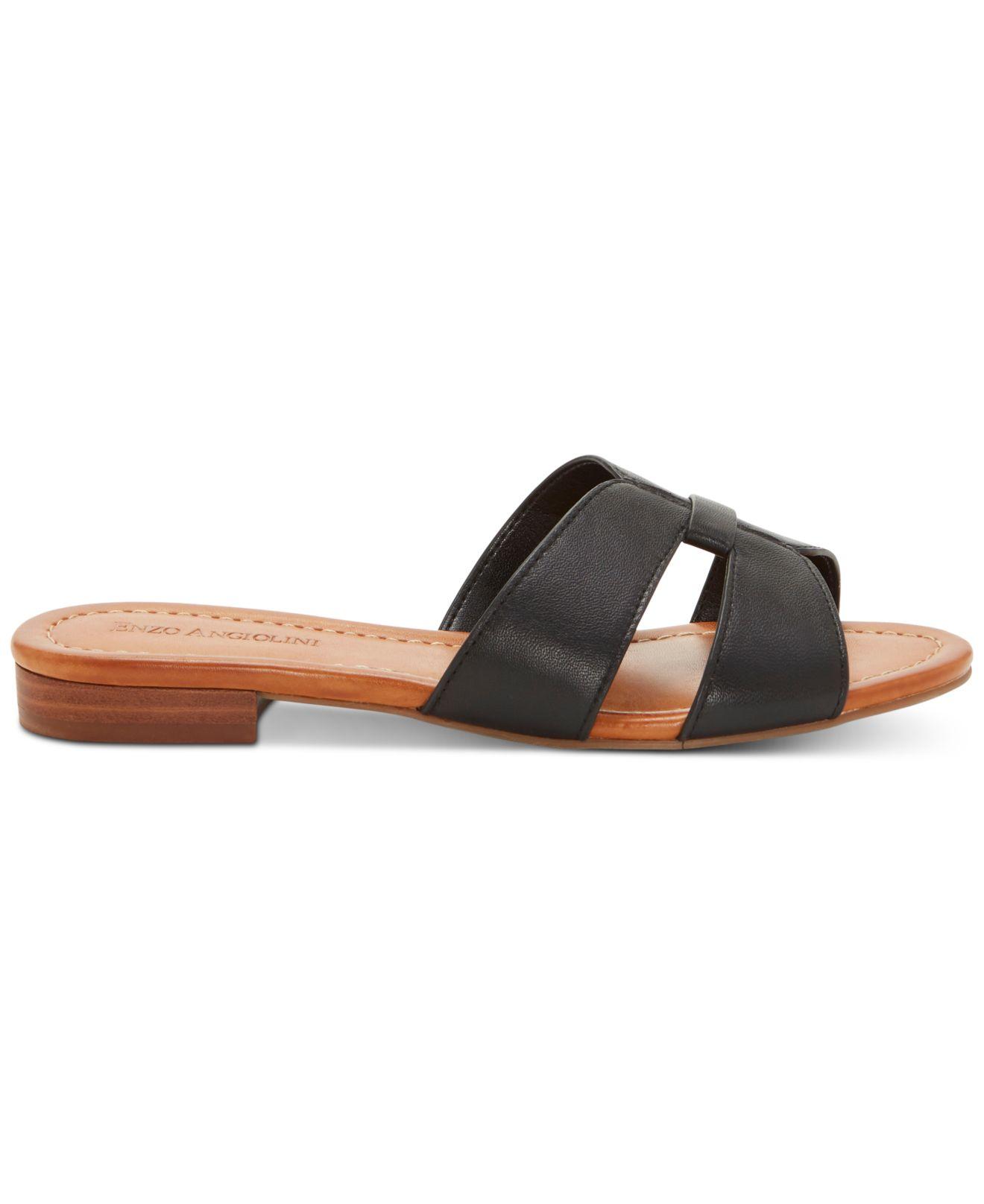 enzo angiolini flat sandals