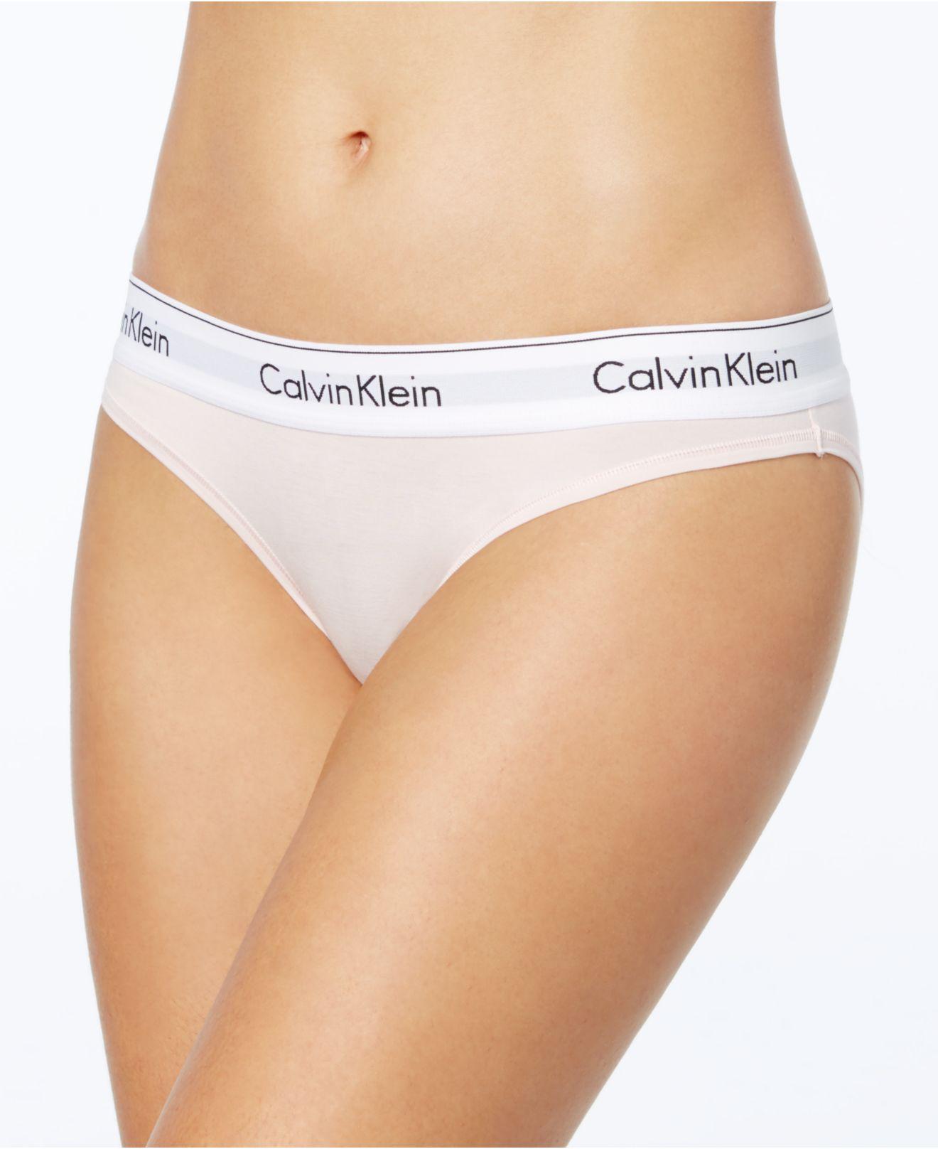Calvin Klein Modern Cotton Bikini Underwear F3787 in White Save 35 Lyst