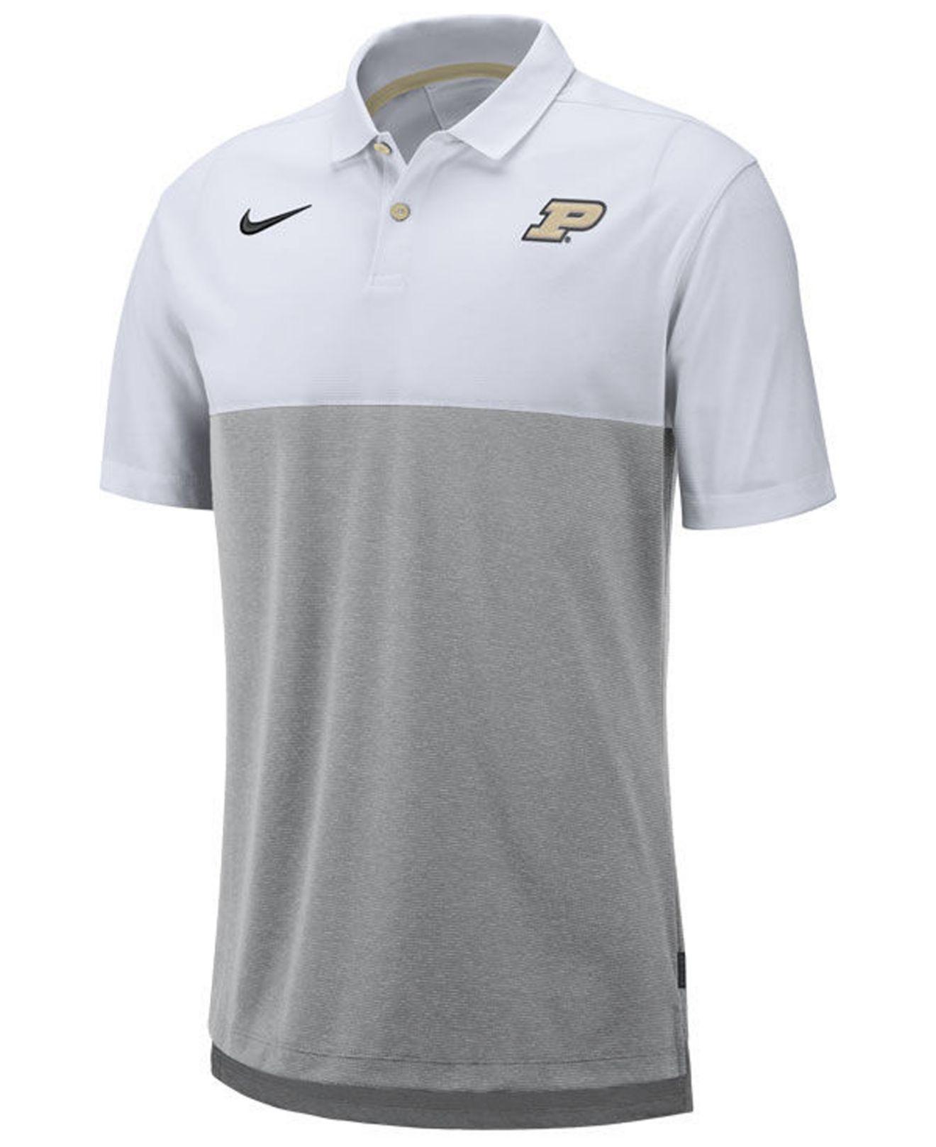 purdue nike polo