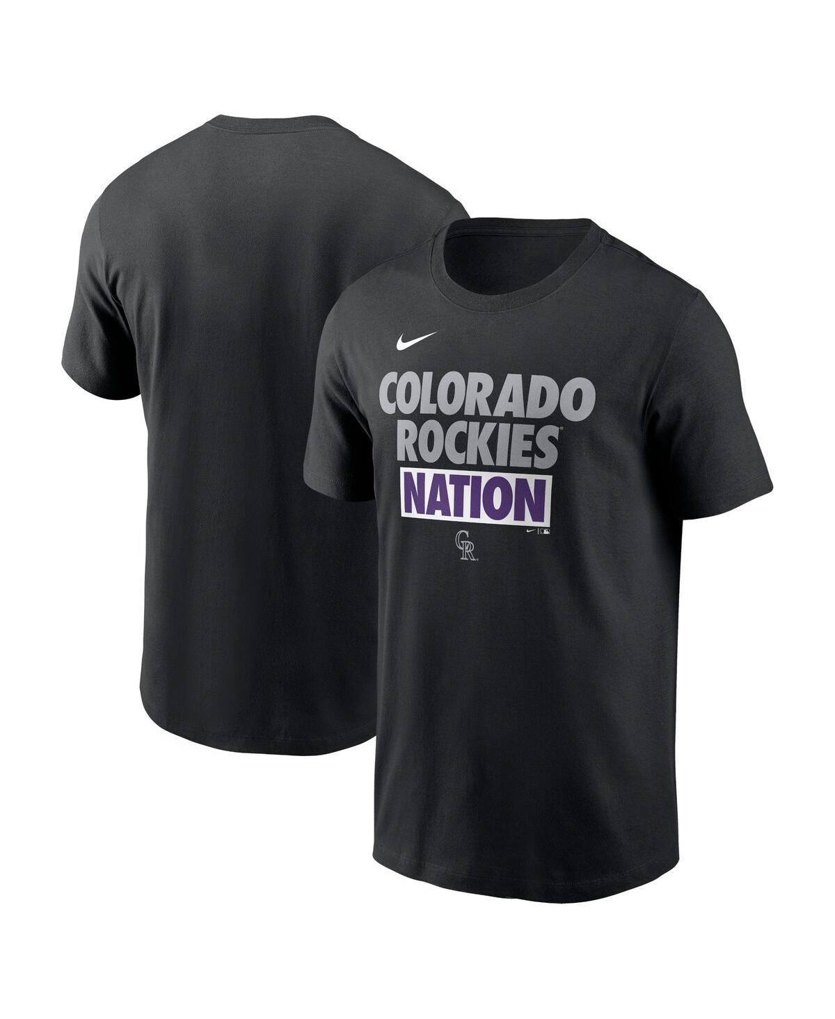Nike Colorado Rockies Rally Rule T-shirt in Black for Men