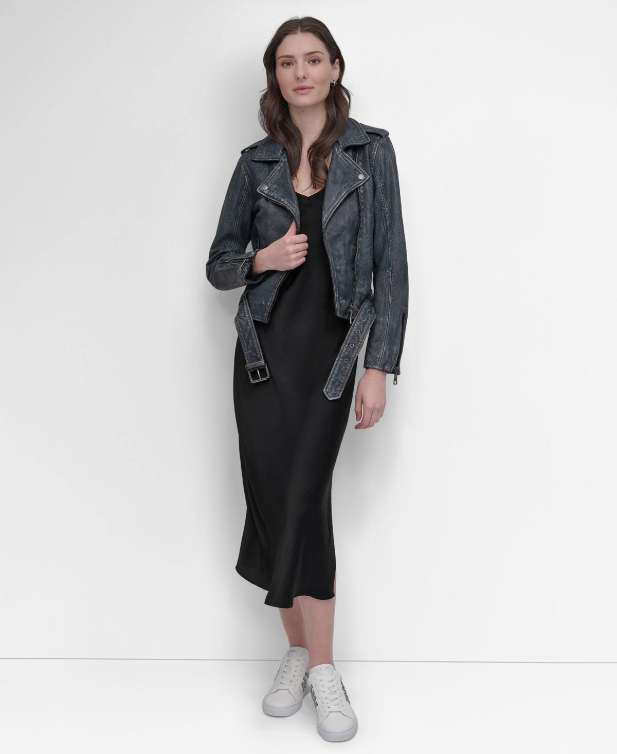DKNY Leather jackets for Women | Online Sale up to 55% off | Lyst
