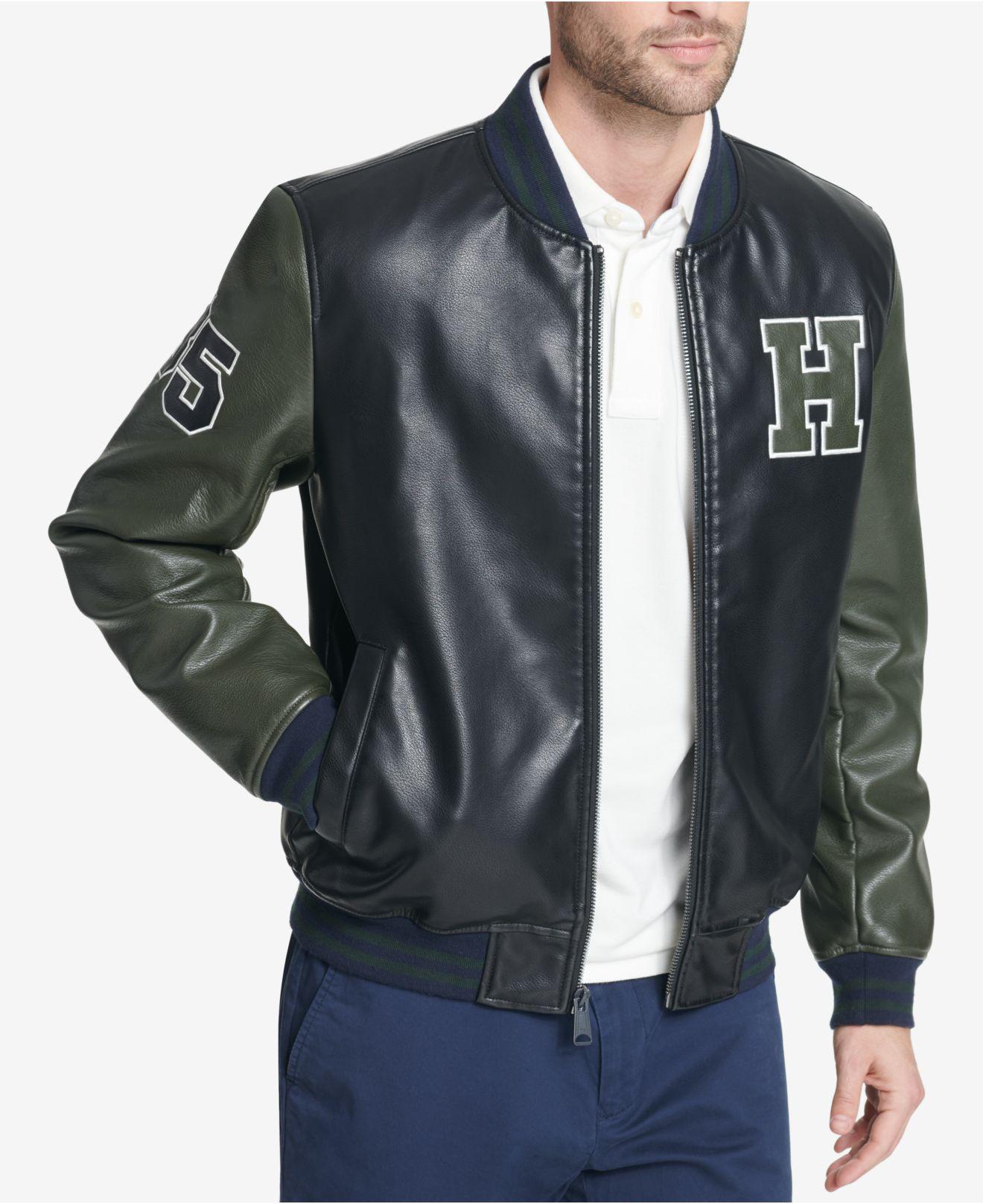 college jacket tommy hilfiger