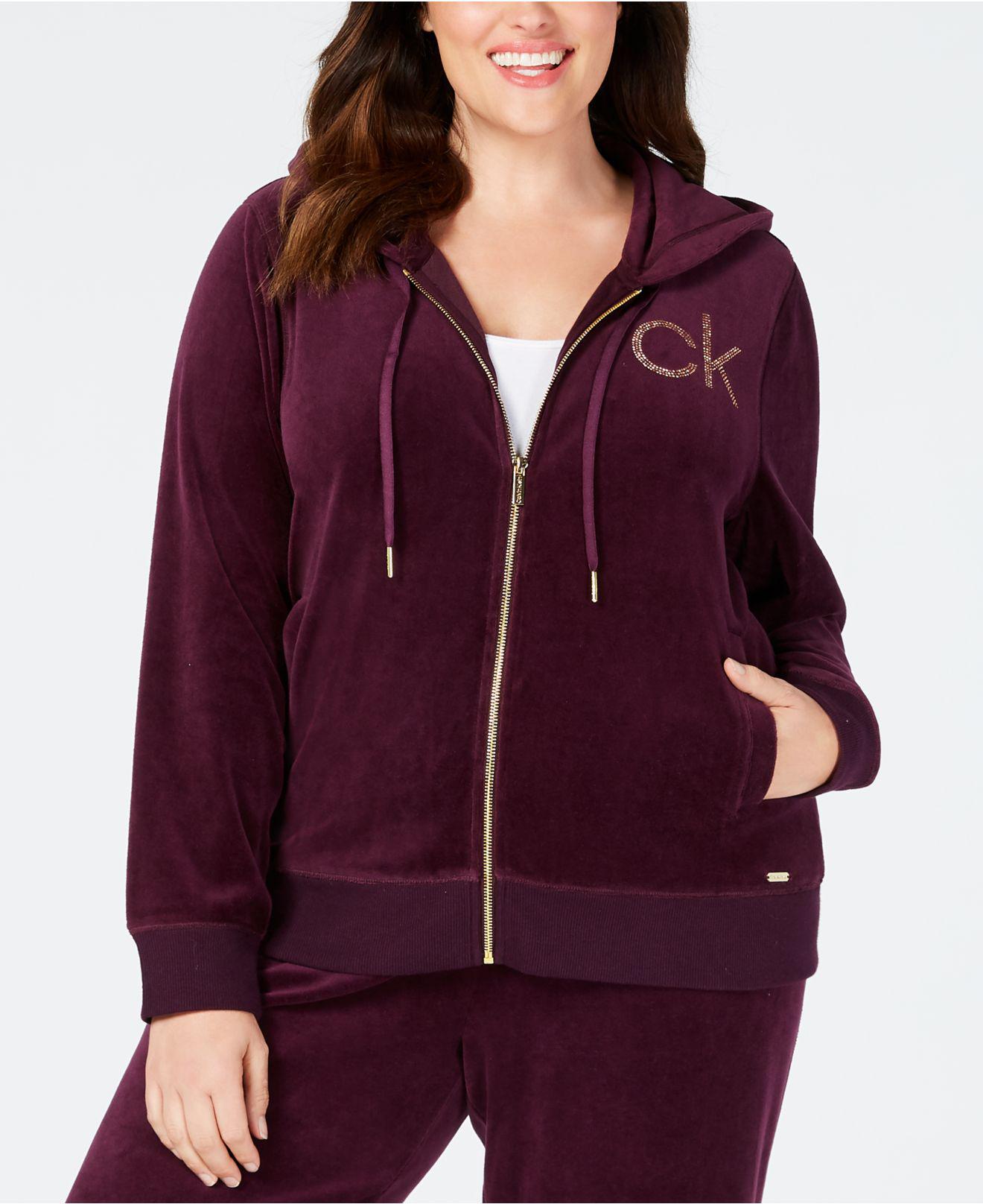 plus size velour jacket