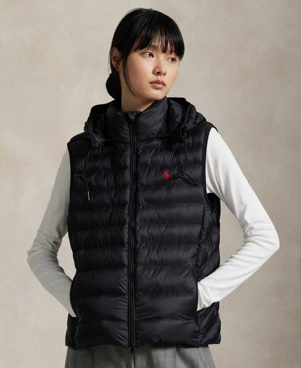 Quilted Gilet Ralph Lauren Black Gilet Coats Ralph Lauren Girls