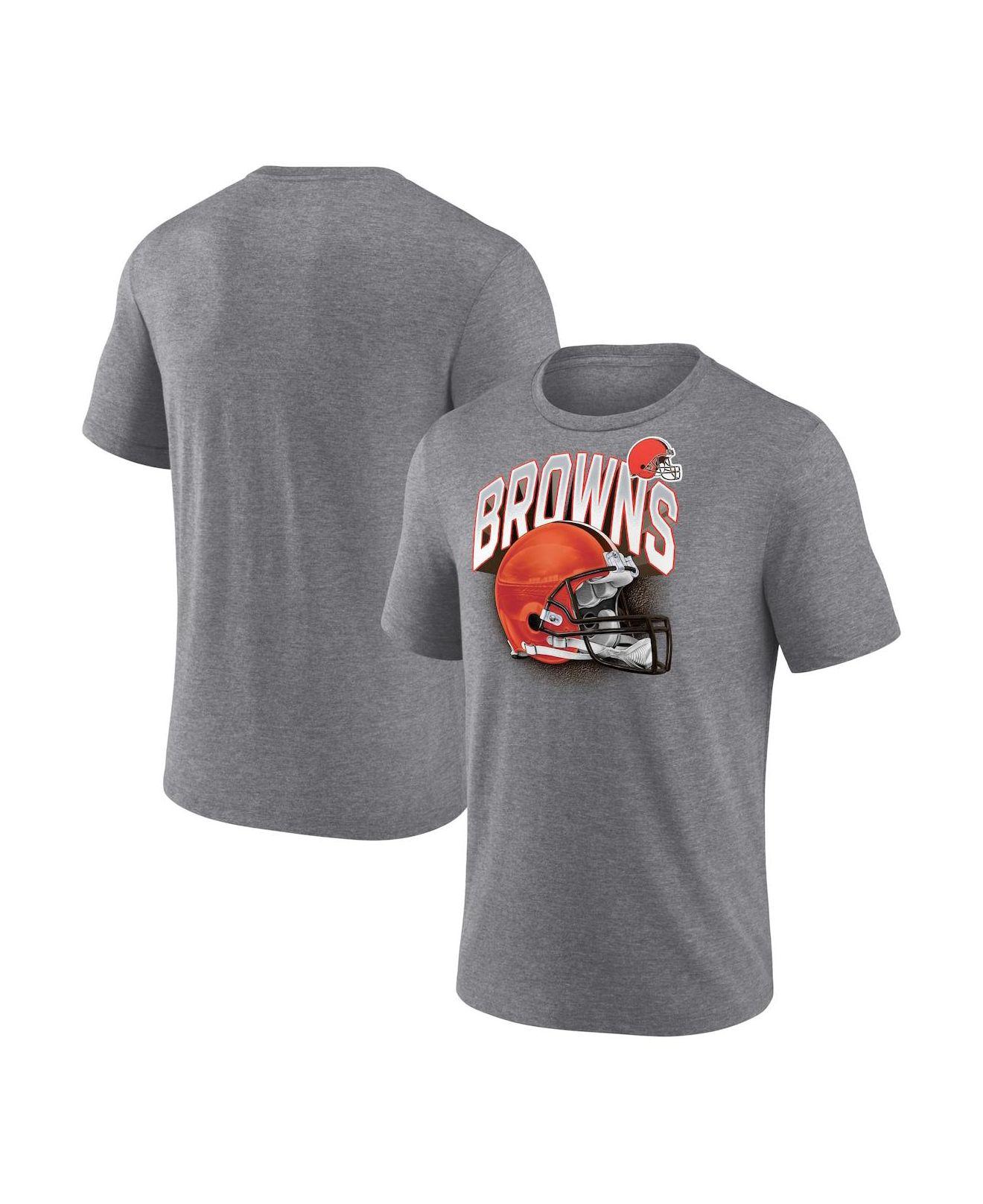 Fanatics Branded Heathered Gray Cleveland Browns Big And Tall End Around T- shirt for Men