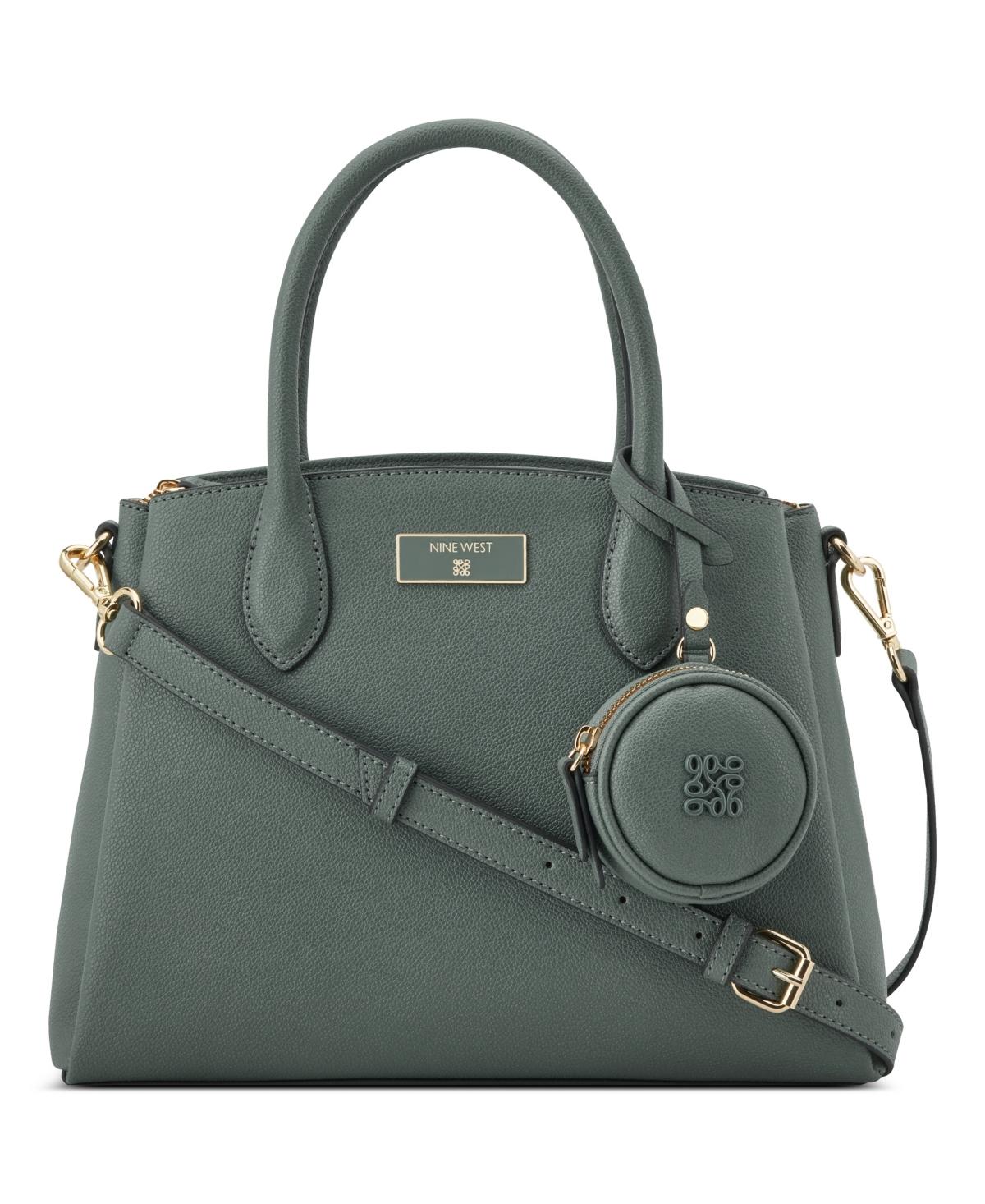 Sac à Main Pochette Nine West Vert Clair - Petite Taille Avec Compartiments