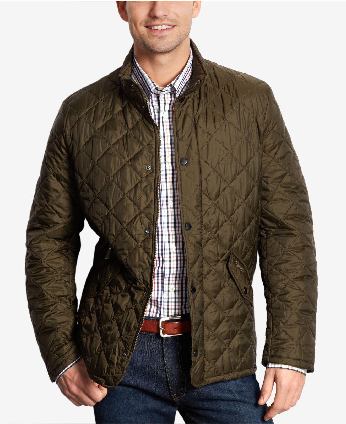 Barbour Chelsea Sportsquilt in Green for Men | Lyst