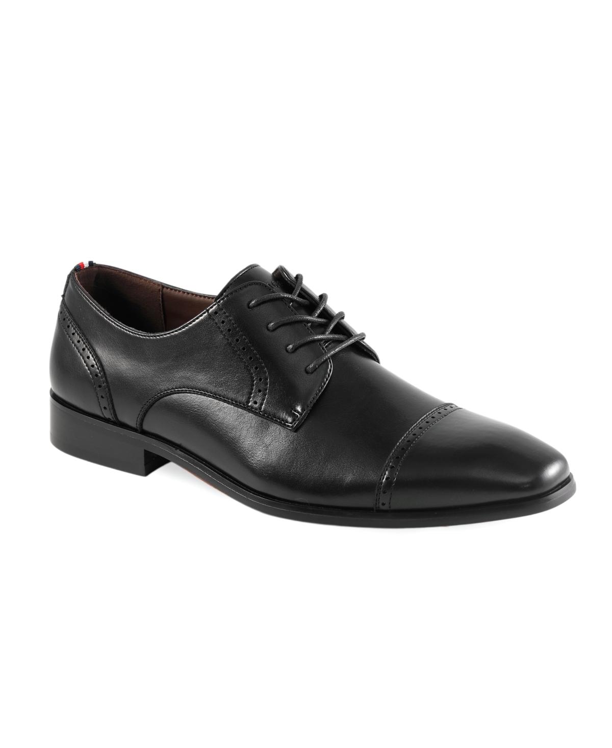 tommy hilfiger men's dress shoes Mens Sachie Black 7 Medium Welt stitch detailing and subtle Tommy Hilfiger signature flag detail Tommy Hilfiger Men's Sheldon Shoes