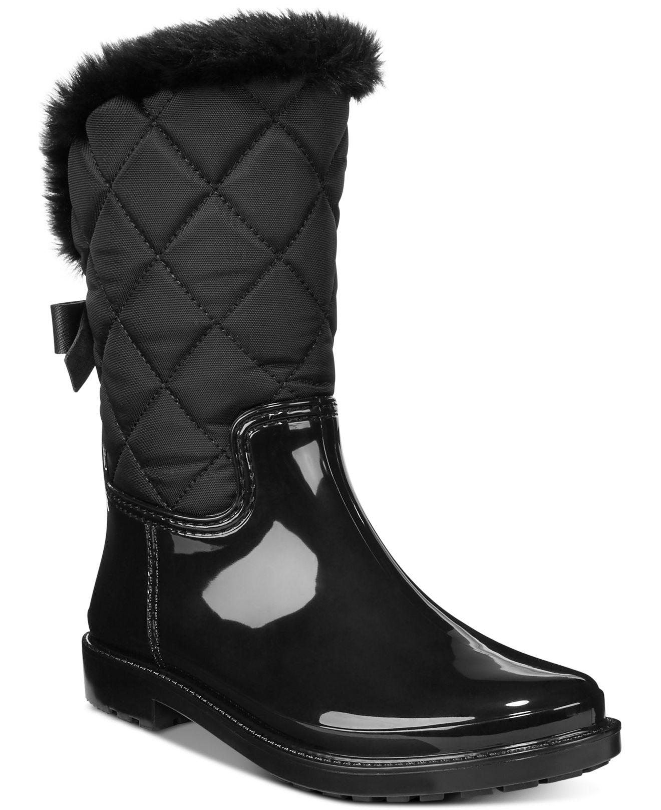 kate spade reid quilted boots