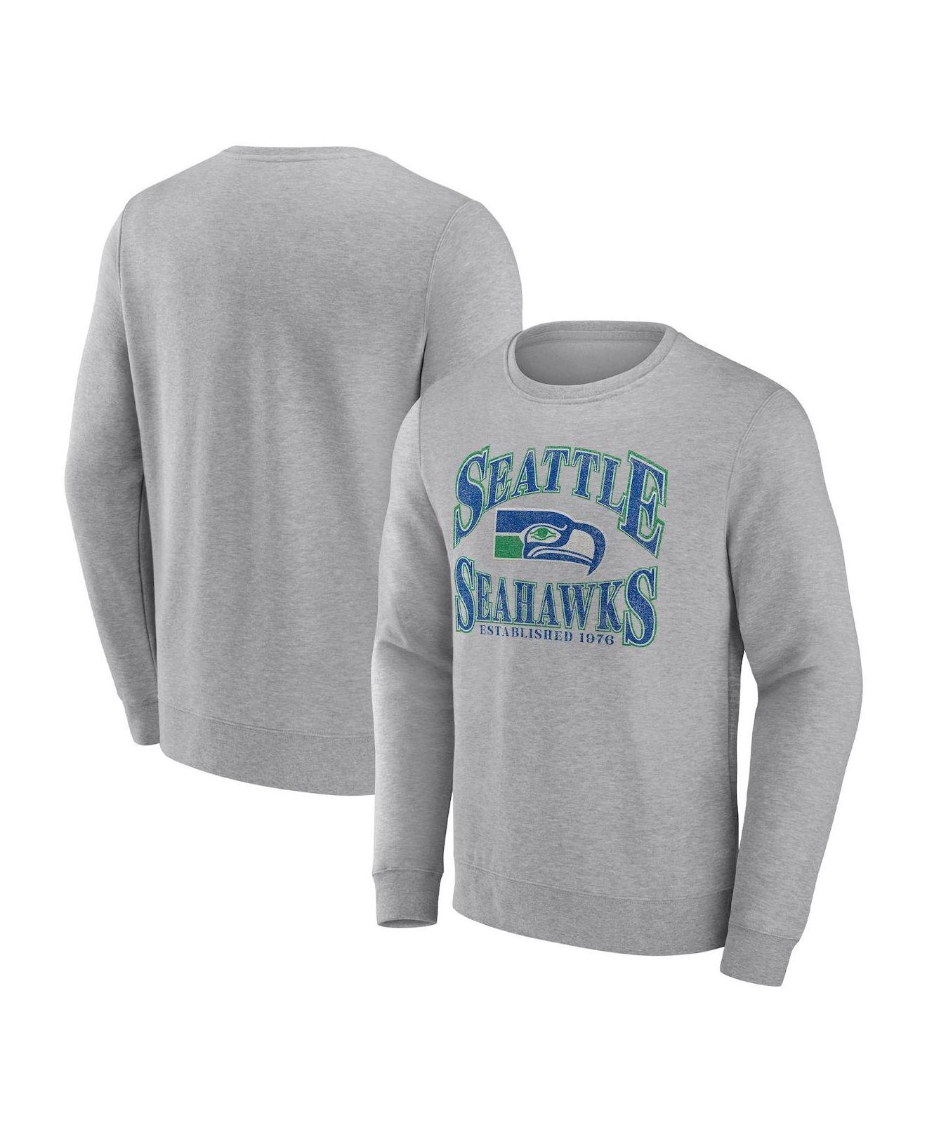 Fanatics Branded Heathered Charcoal Seattle Seahawks Playability Pullover  Sweatshirt in Gray for Men | Lyst