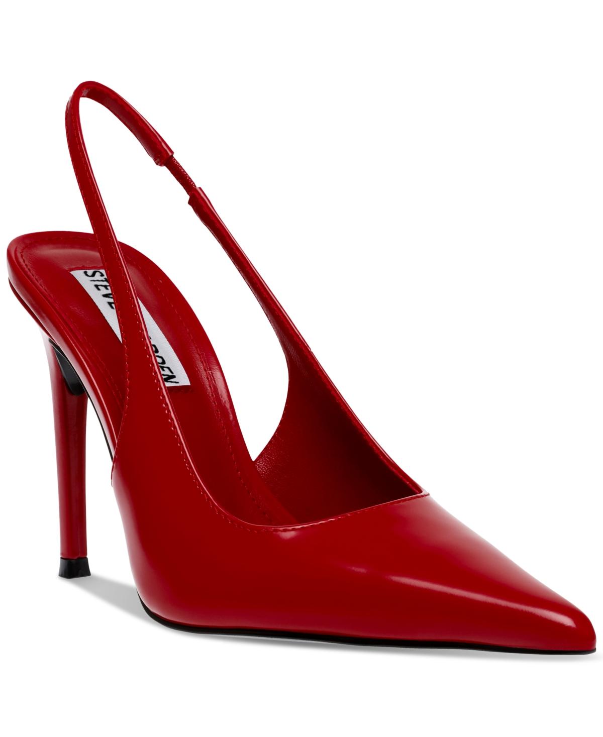 Steve Madden Reyes Slingback Stiletto Pumps in Red | Lyst Steve Madden Reyes Slingback Stiletto Pumps in Red | Lyst