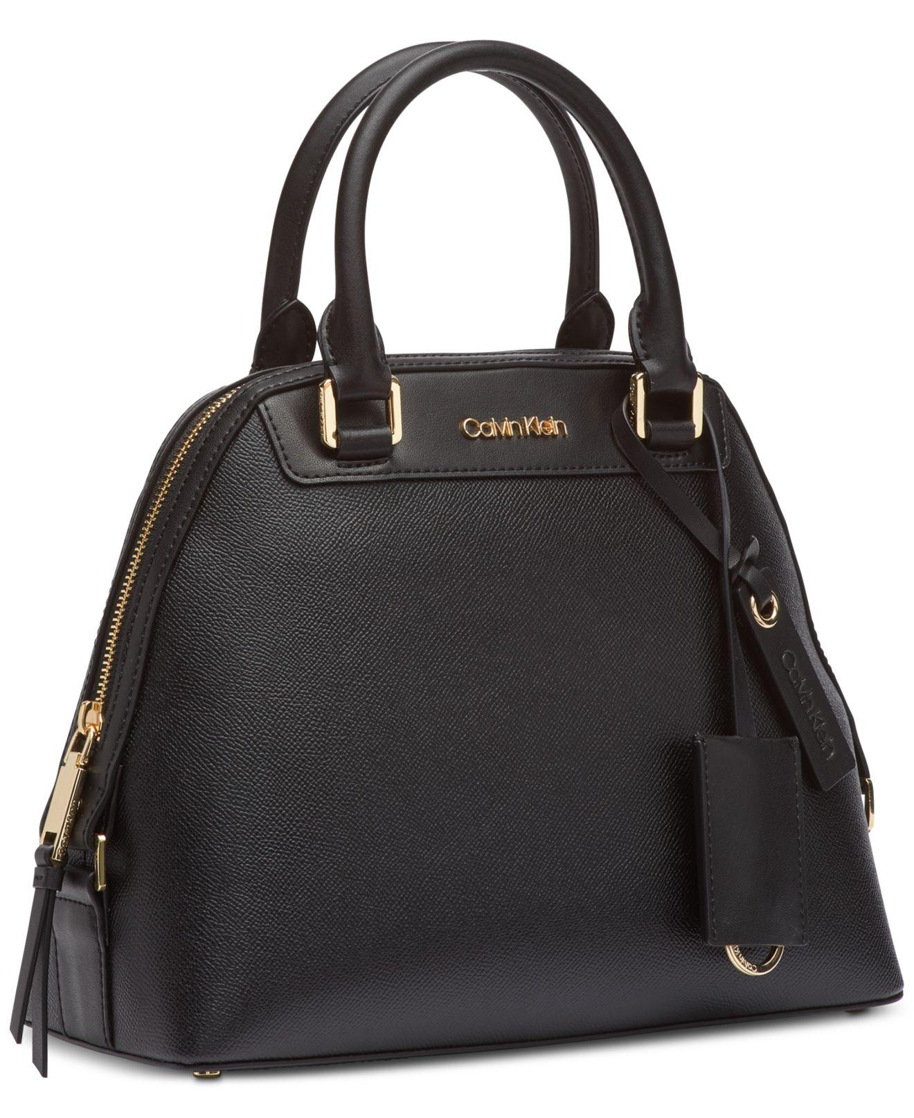 calvin klein clara satchel