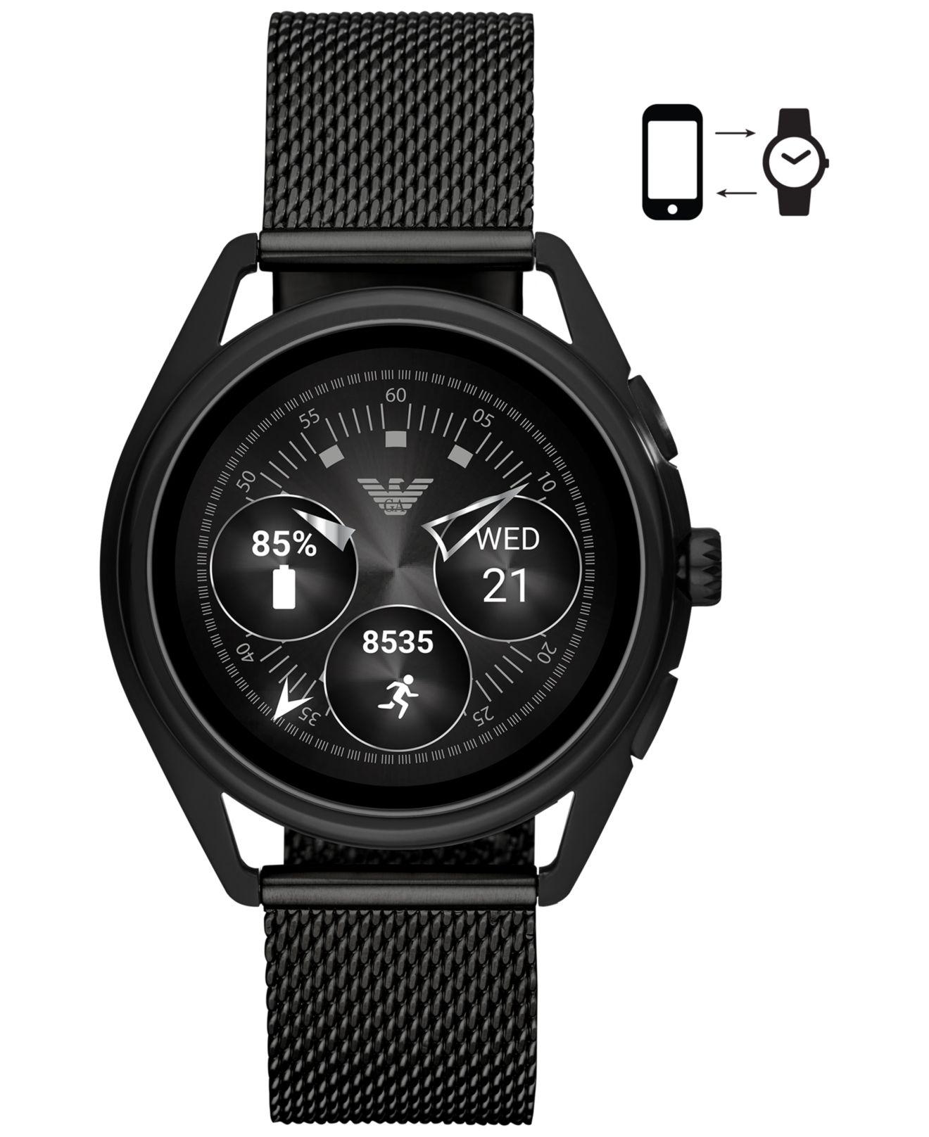 touch screen armani watch
