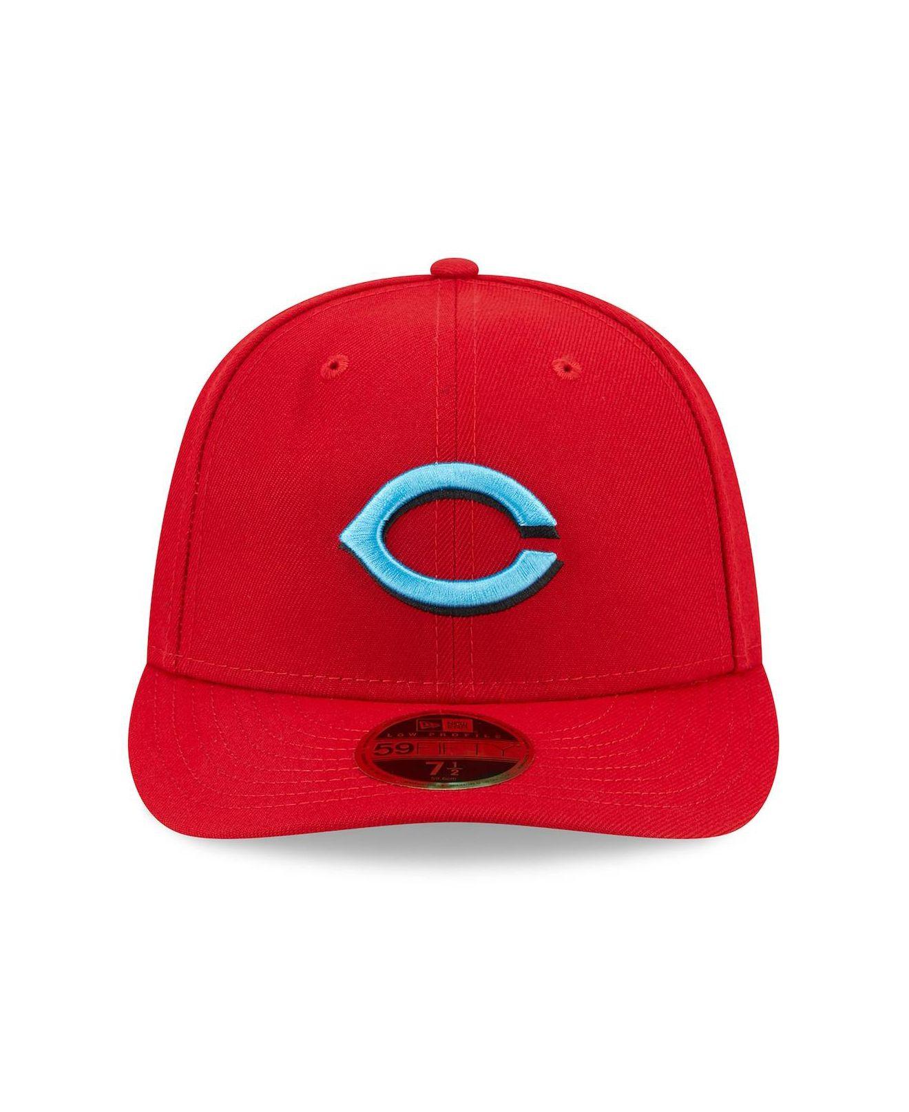 KTZ Red Cincinnati Reds 2023 Mlb Father's Day Low Profile 59fifty Fitted Hat  for Men