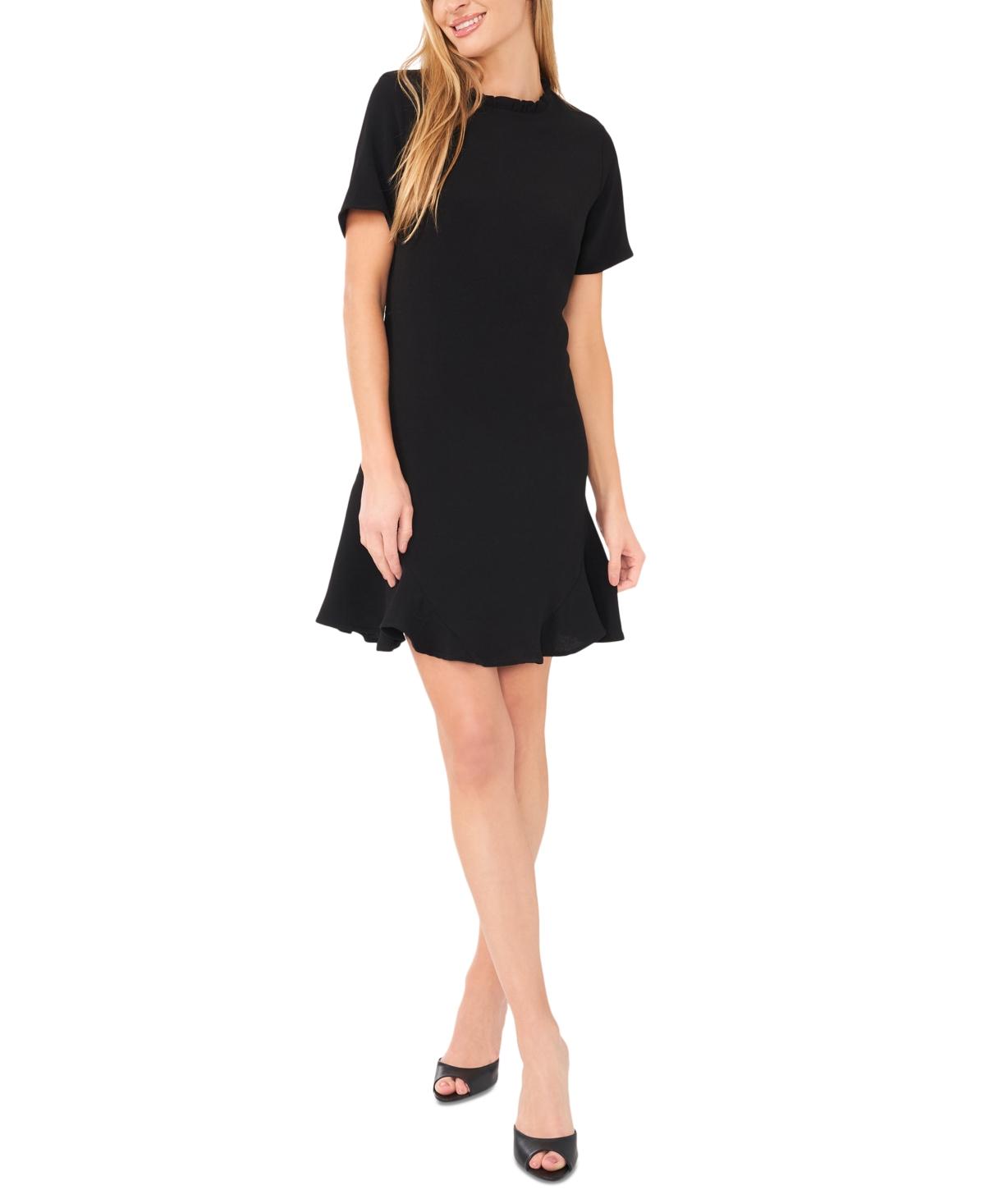 Cece bow trim shift dress cheap