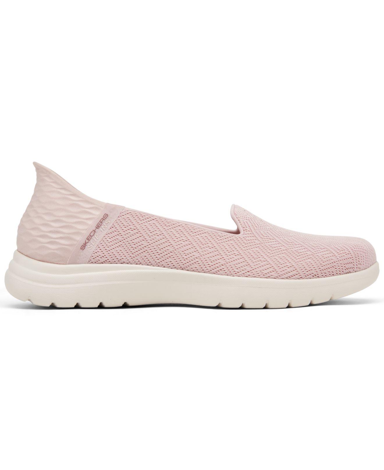 enthusiastic Loosen affix Skechers Slip-ins- On-the-go Flex - Astonish Slip-on Walking Sneakers From  Finish Line in Pink | Lyst