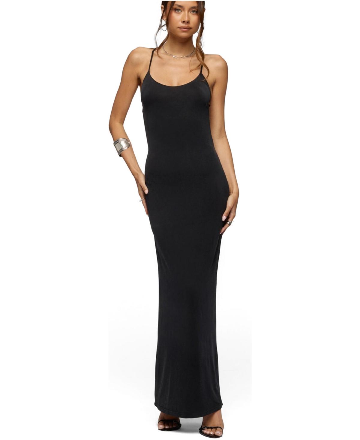 edikted sheer mesh & lace patchwork maxi dress Women's Sheer Mesh & Lace Patchwork Maxi Dress