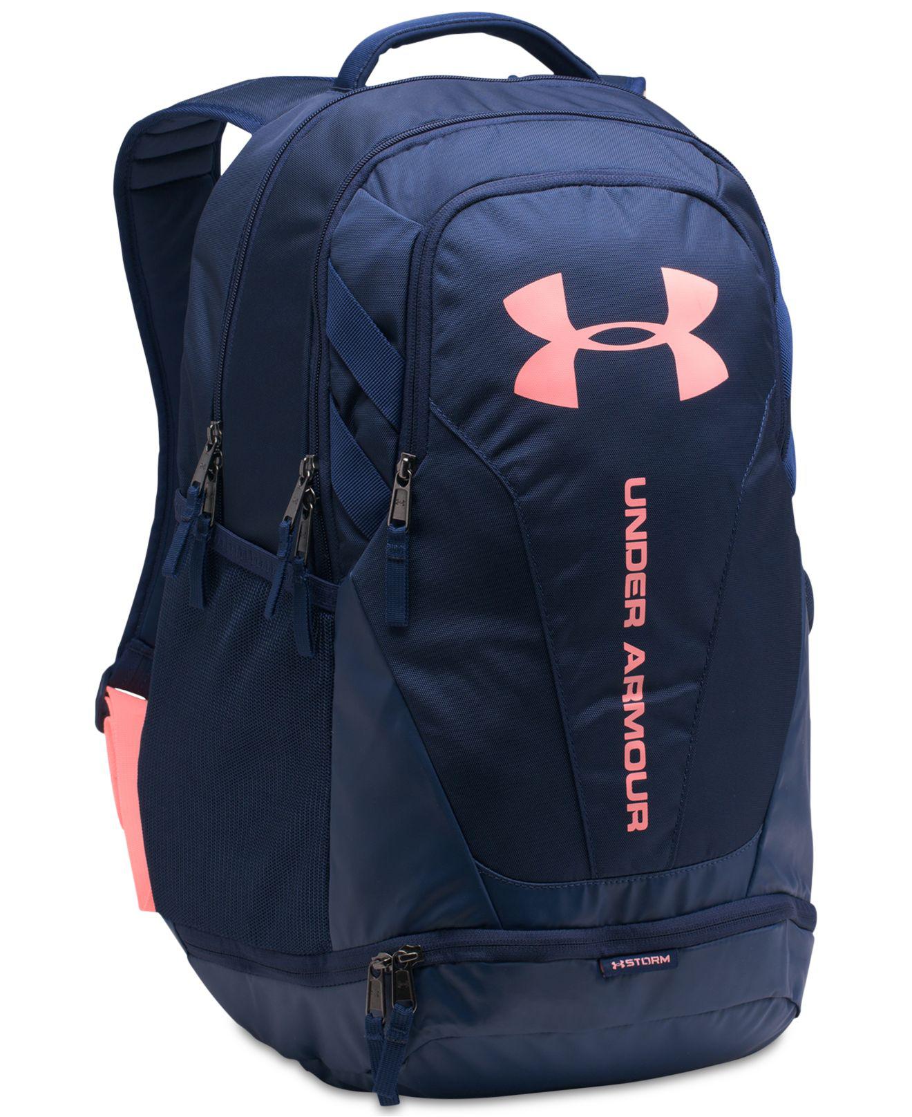Under Armour Hustle Storm Backpack in Blue | Lyst