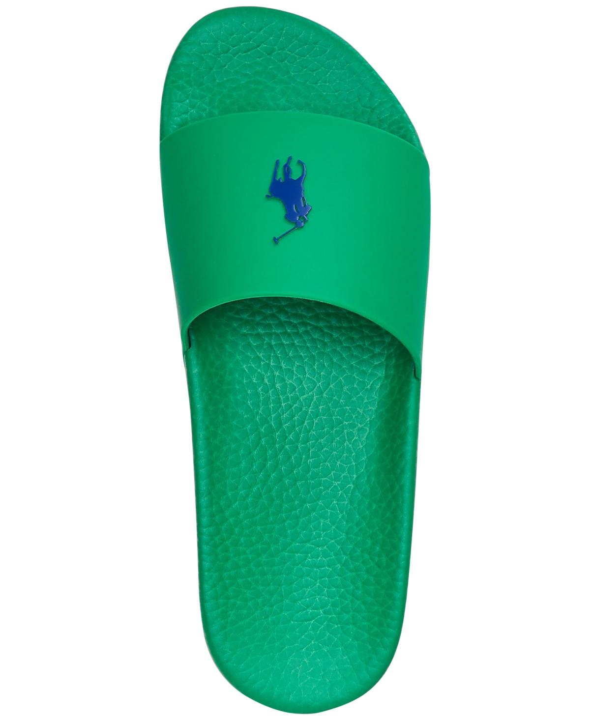 Ralph Lauren Green Slides with Blue Logo Polo Ralph Lauren Green Sandals for Men for sale | eBay main image 4