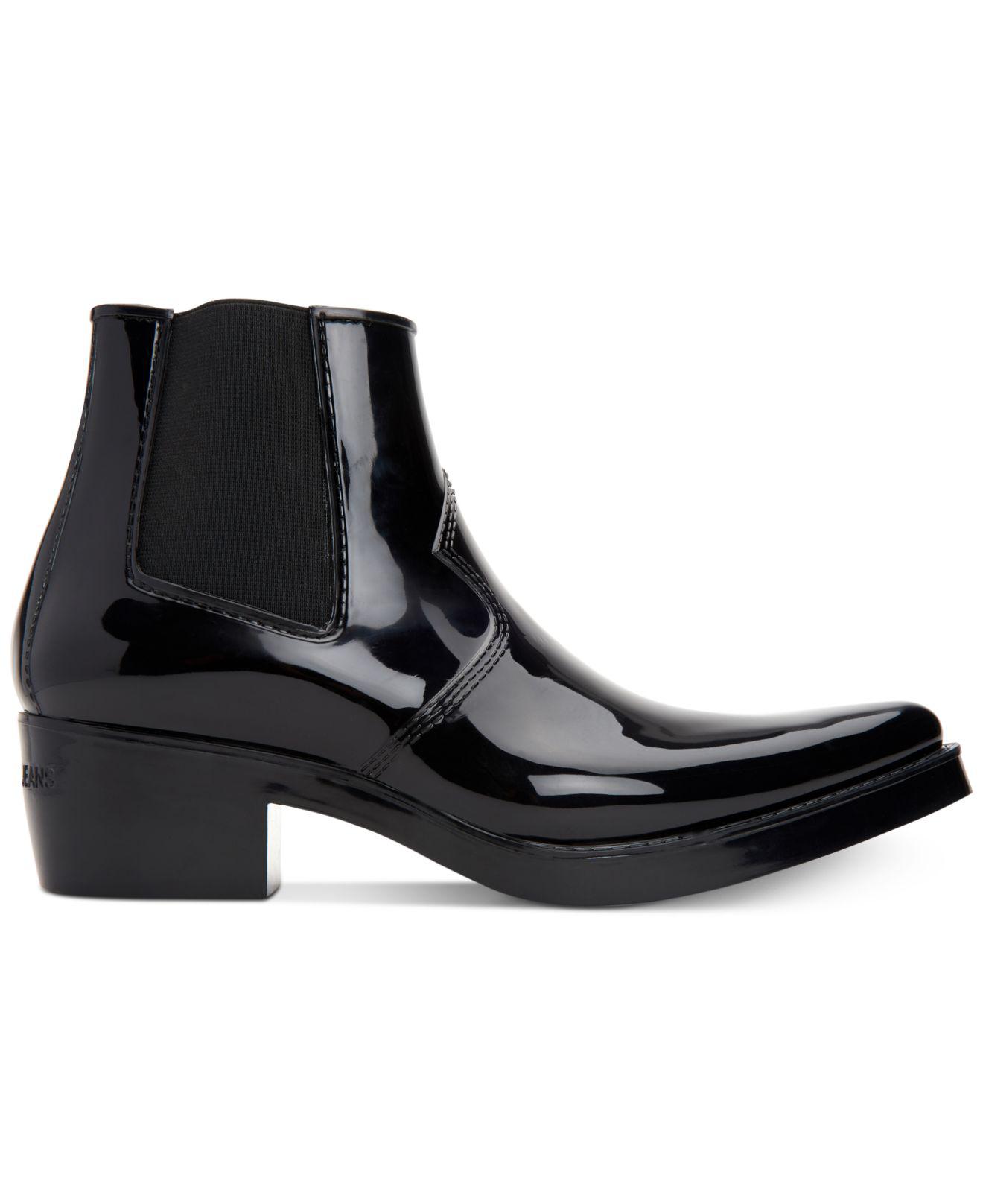 Cole Western Chelsea Boots in Black 