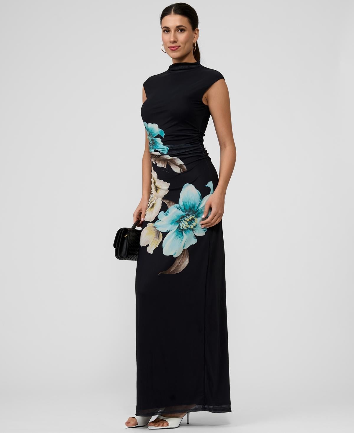 green emerald velvet dress Rachel Roy