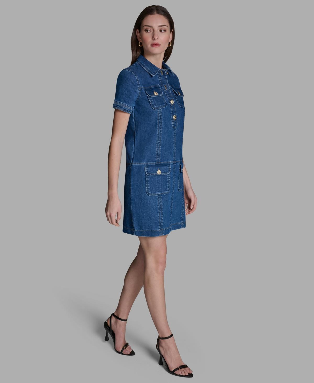bcbgmaxazria shirt dress BCBGMAXAZRIA Signature Pleated Shirt Dress