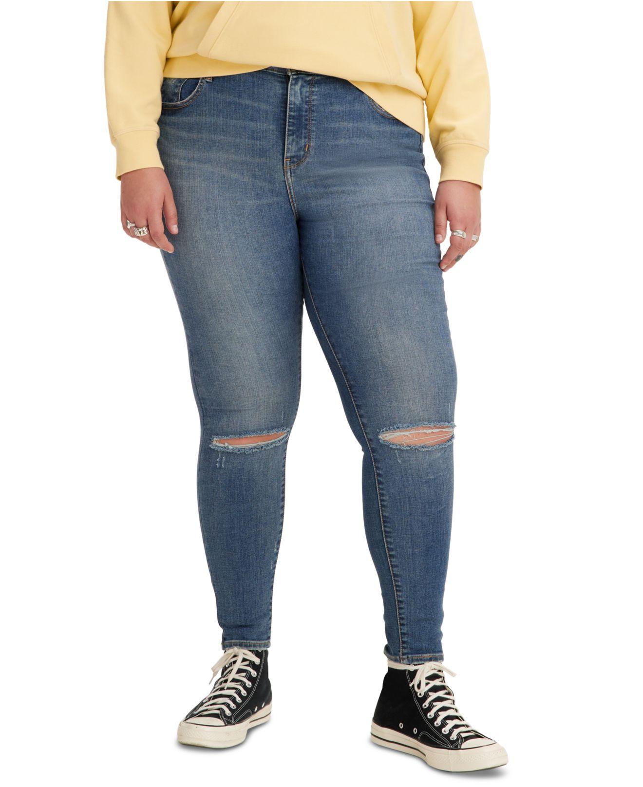 Levi's ® Trendy Plus Size 720 High-rise Super Skinny Jeans in Blue | Lyst