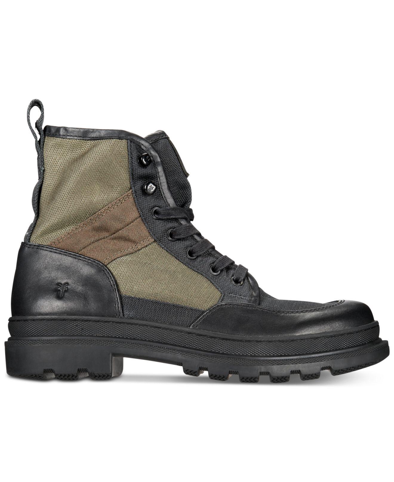 Frye Canvas Scout Boots for Men - Lyst