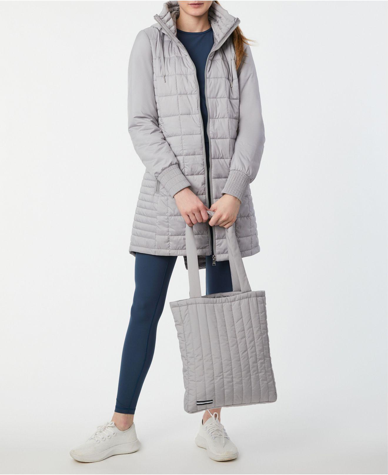 bernardo quilted walker coat