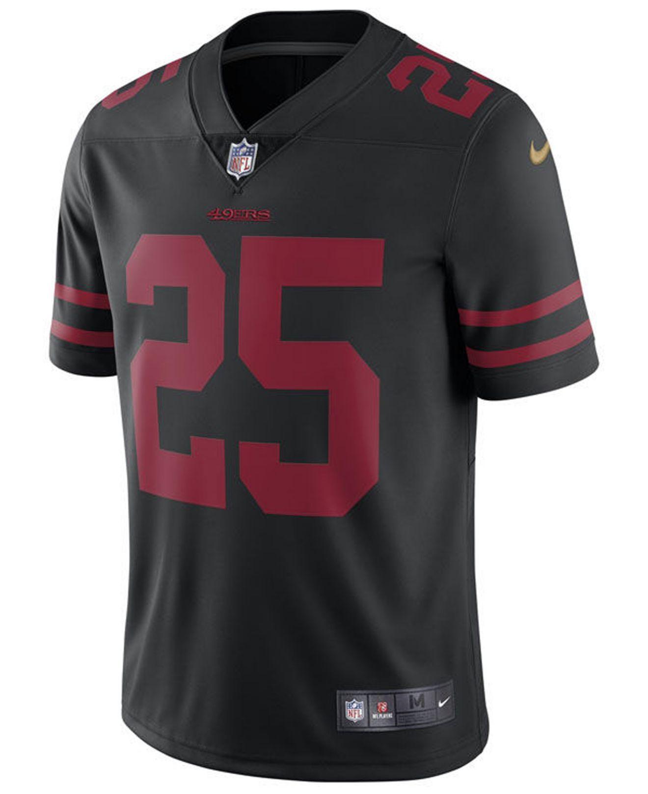 nike black 49ers jersey